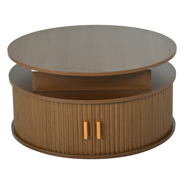 Design rayures verticales noyer