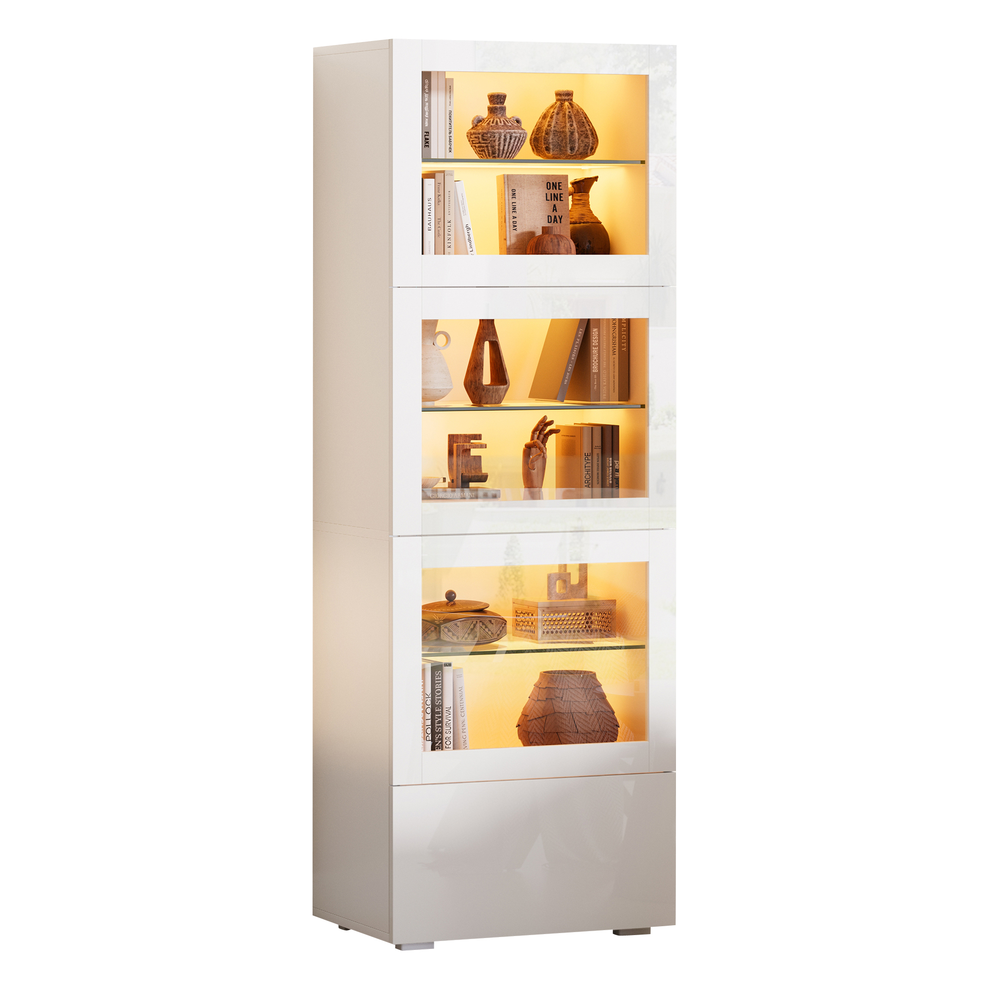 Détail du vitrine