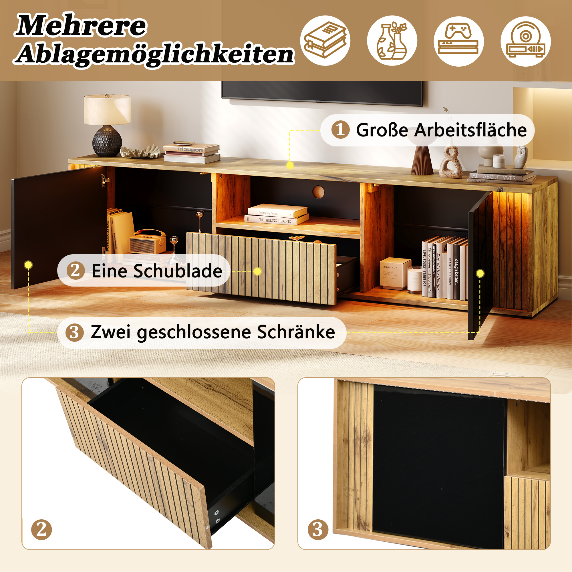 Meuble TV vue 5