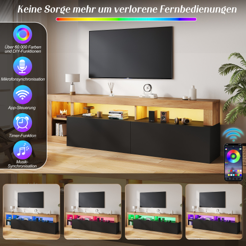 Éclairage LED contrôlable par téléphone mobile