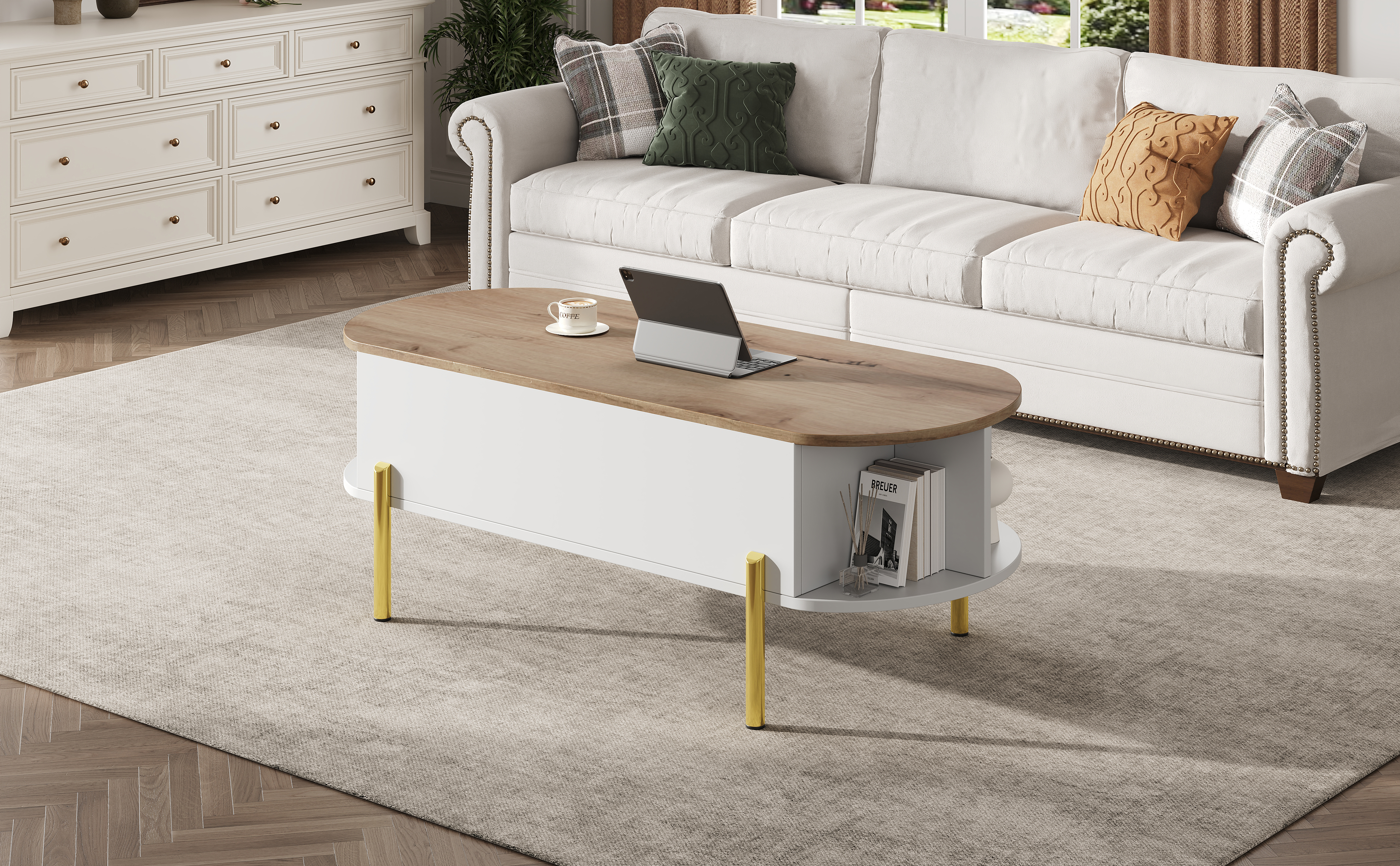 Détail du table basse