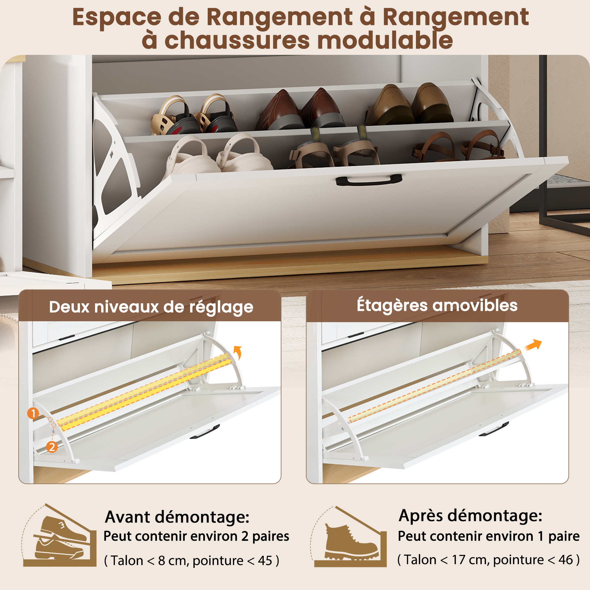 Présentation du meuble d'entrée