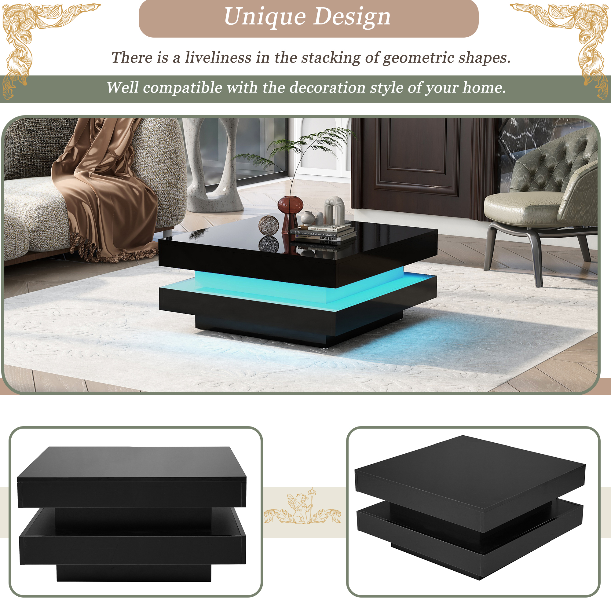 Détail du table basse