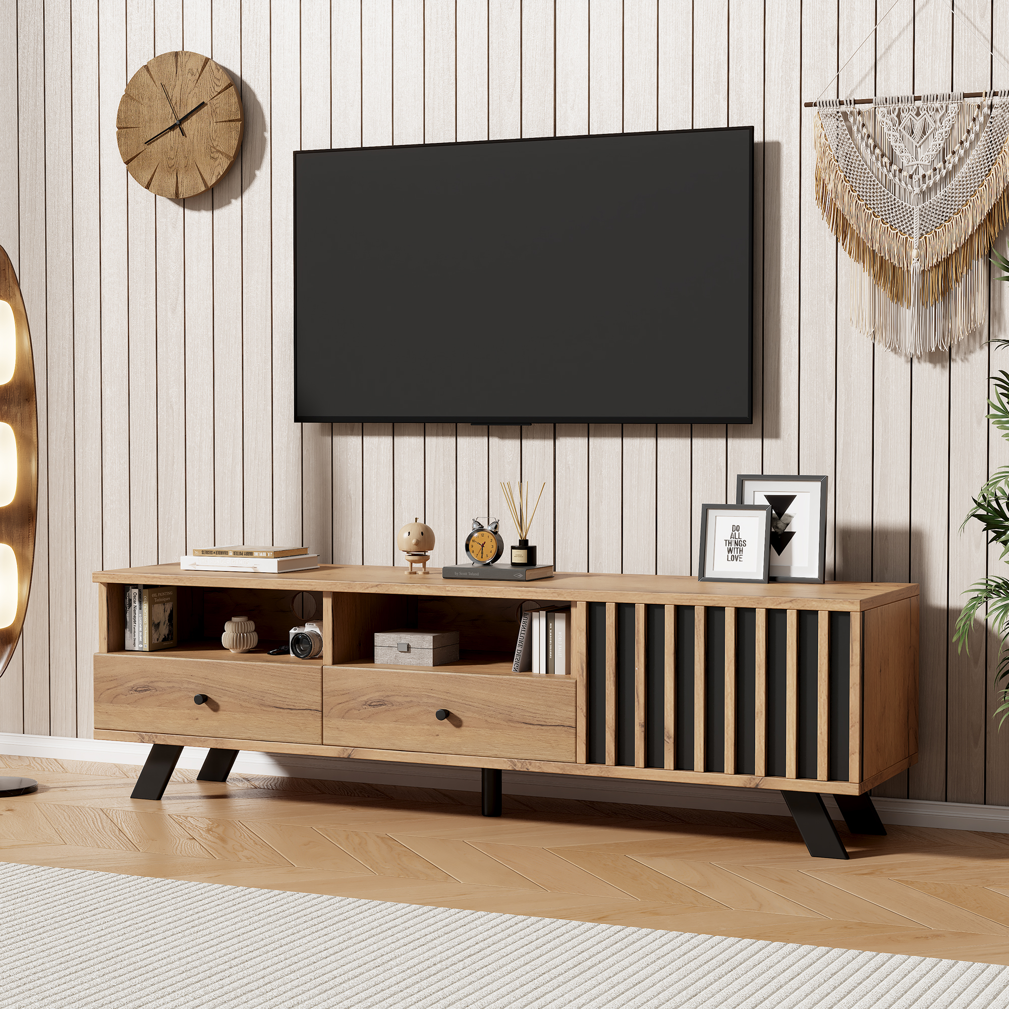 150*38*44cm TV-Schrank, kleiner TV-Ständer,Fernseh