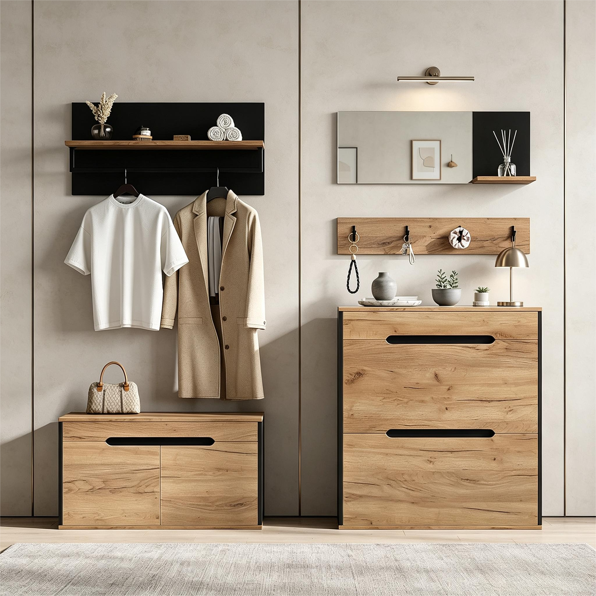 Espace d'entrée bien organisé