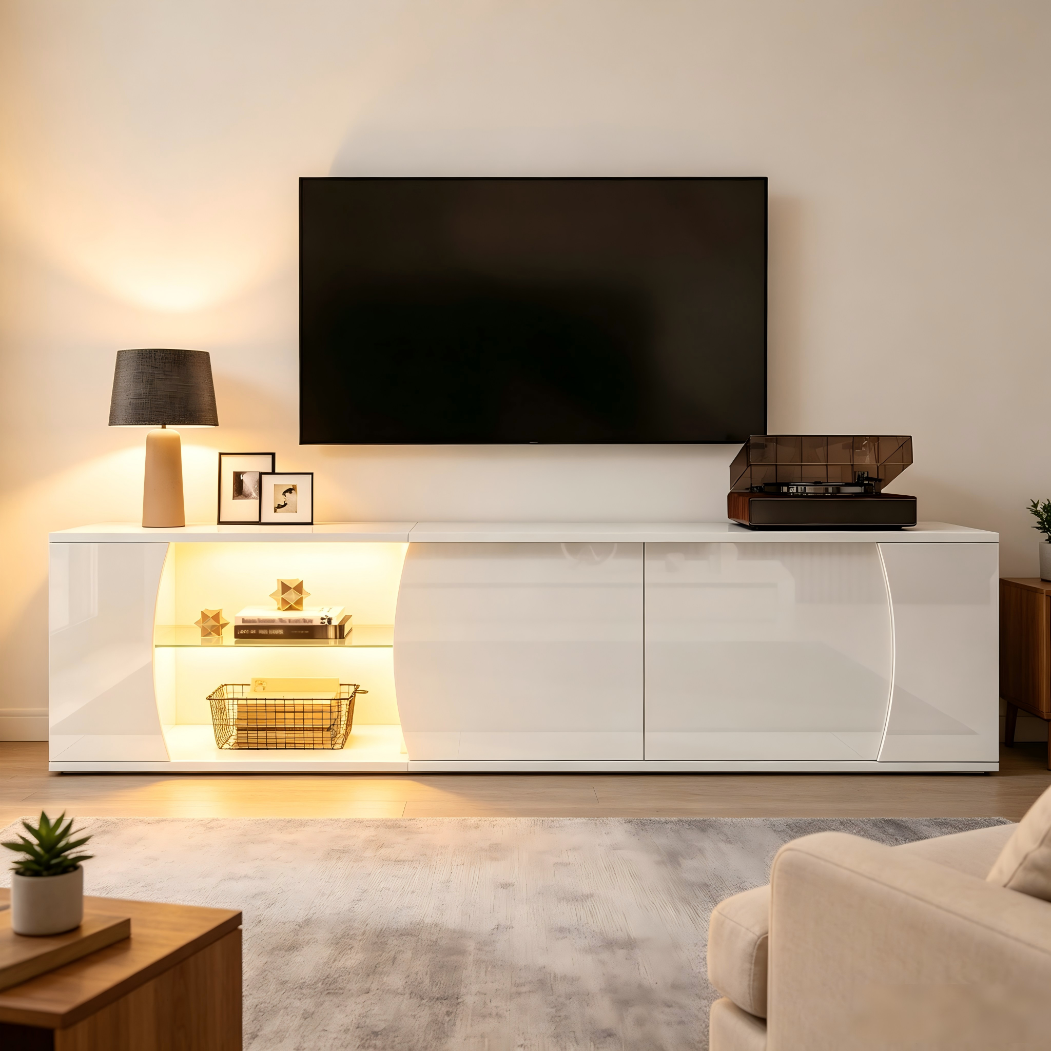 180*40*45cm TV-Schrank, lowboard Mit 3 Schranktüre