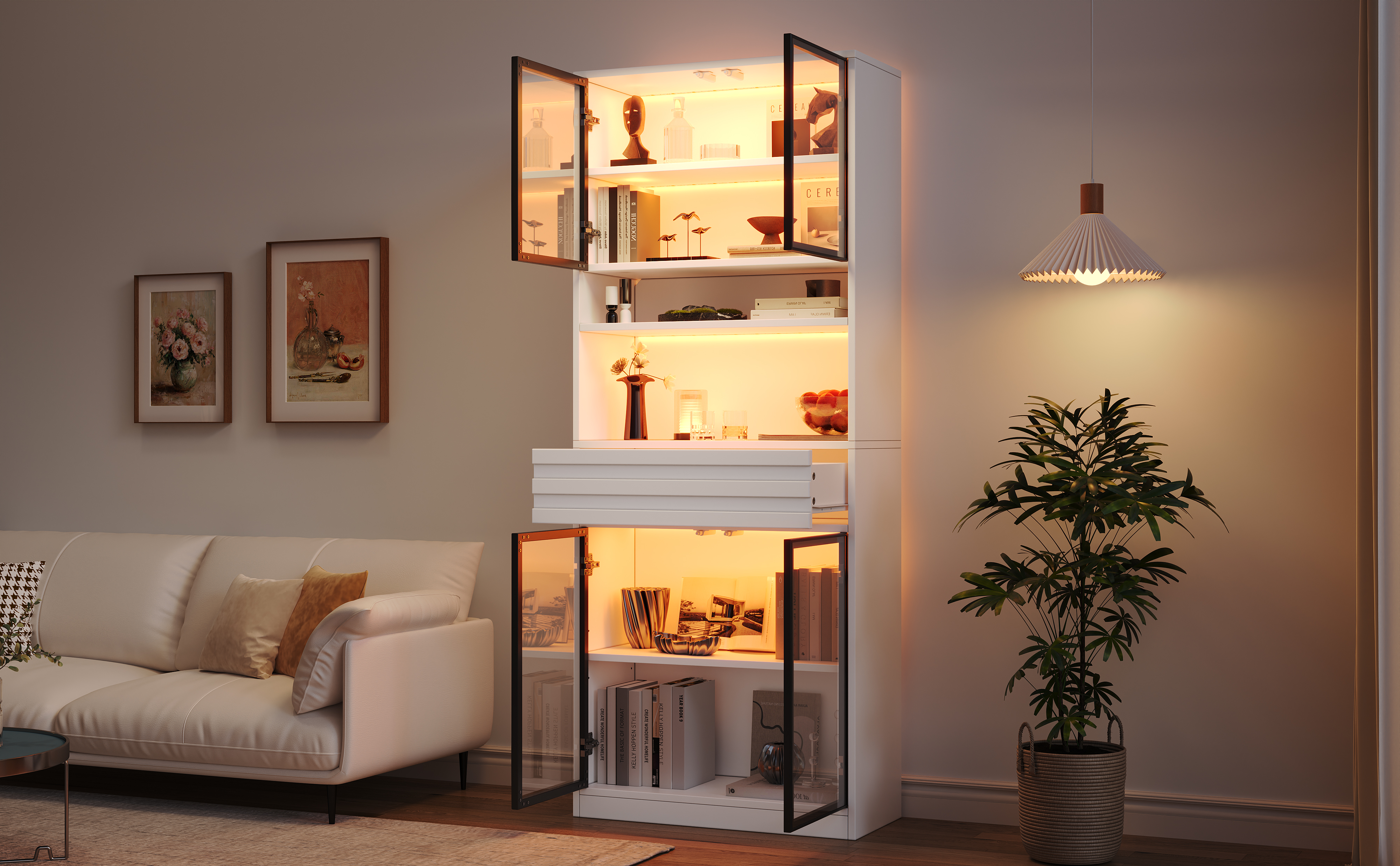 Présentation du vitrine