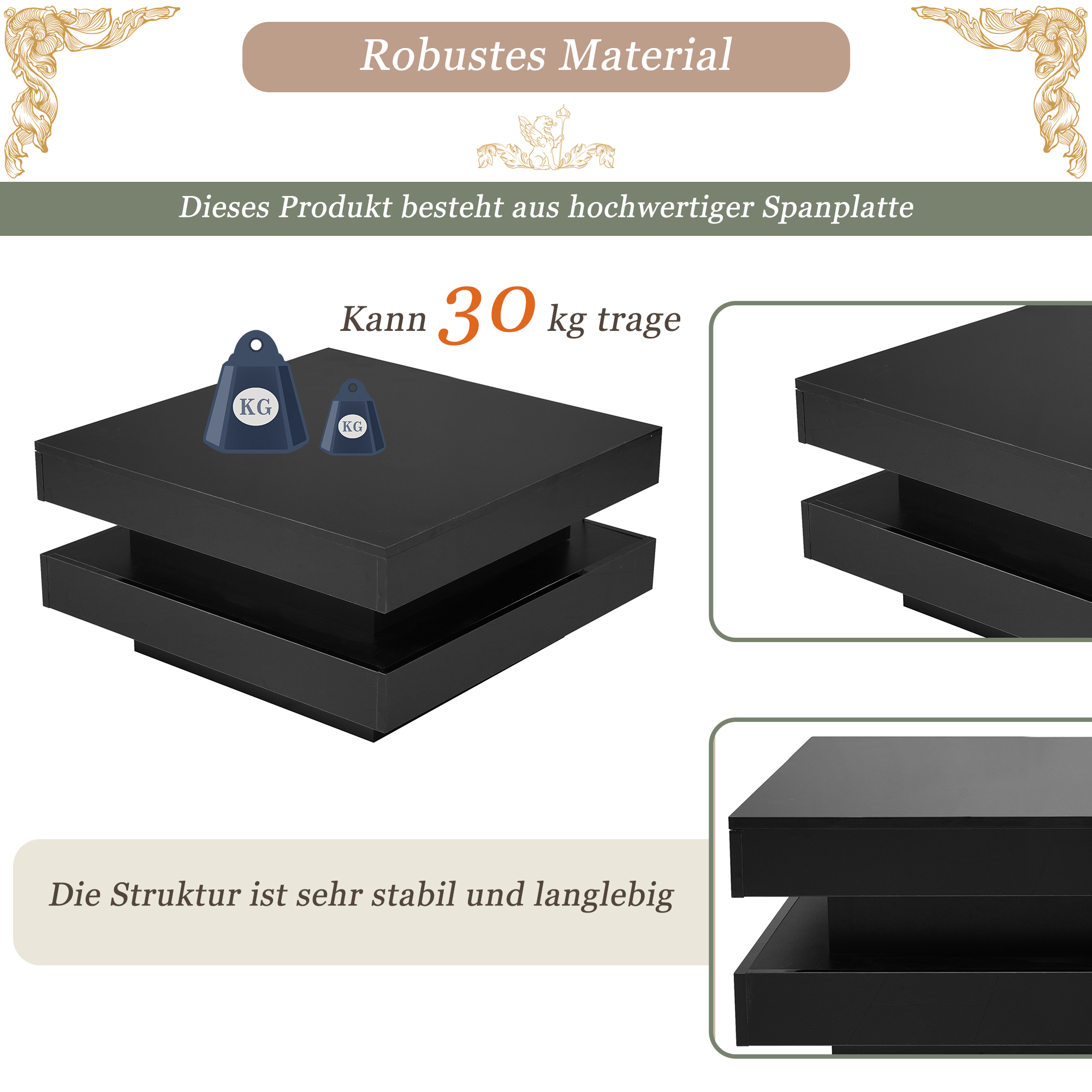 Présentation du table basse