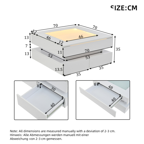 Dimensions détaillées