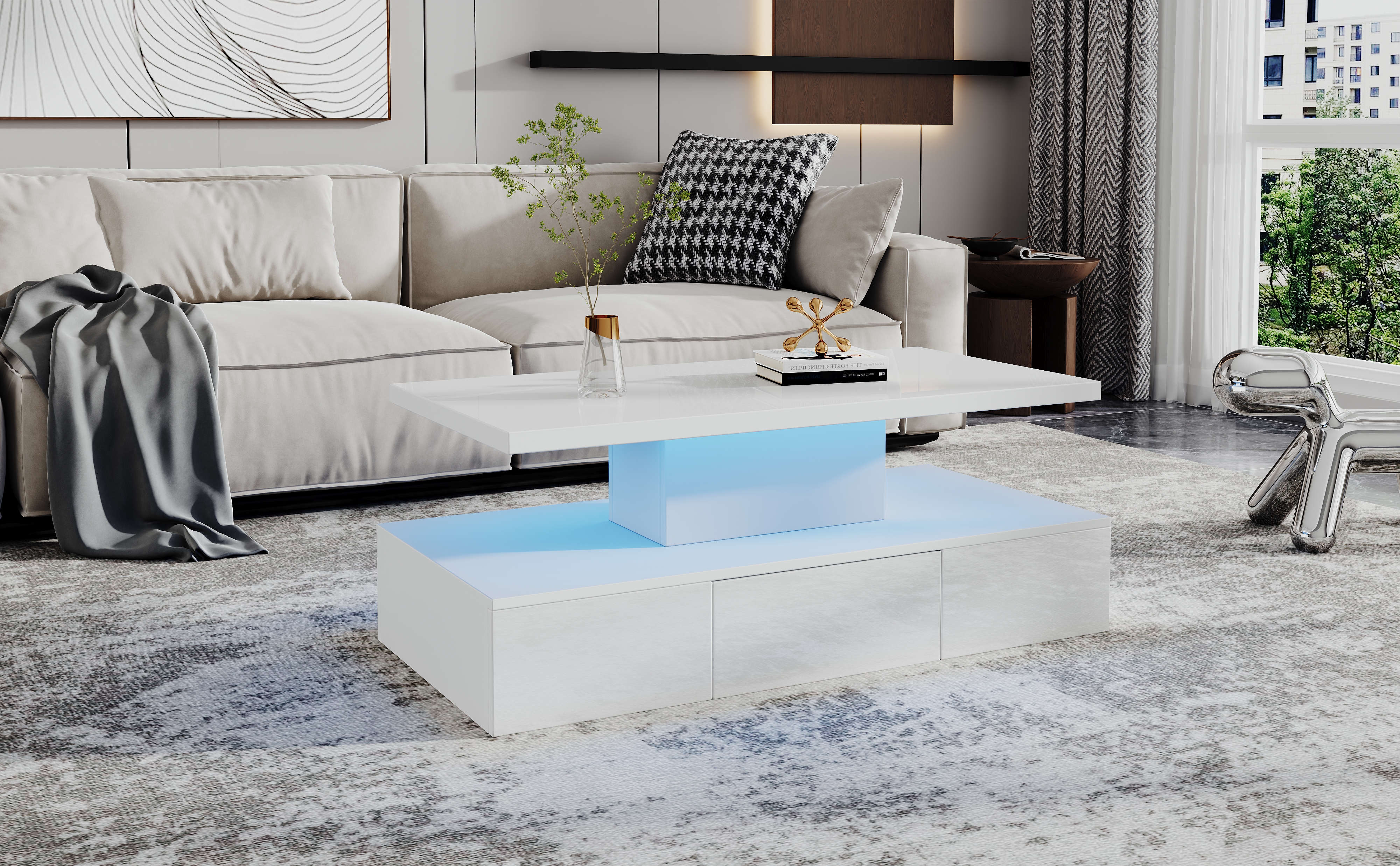 Détail du table basse