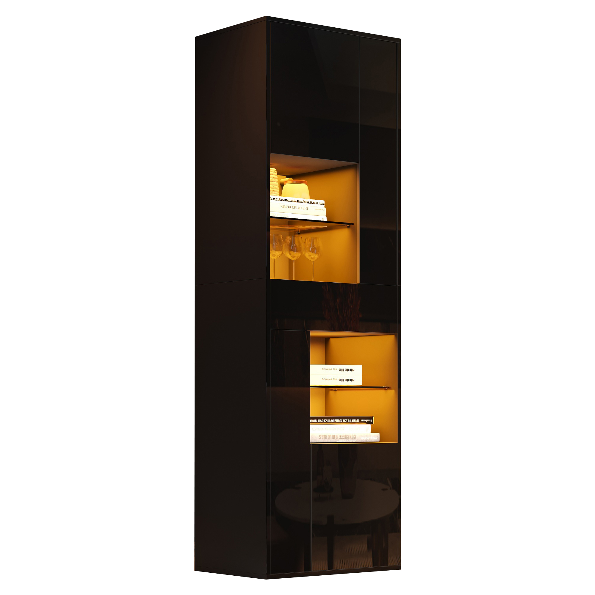 Détail du vitrine