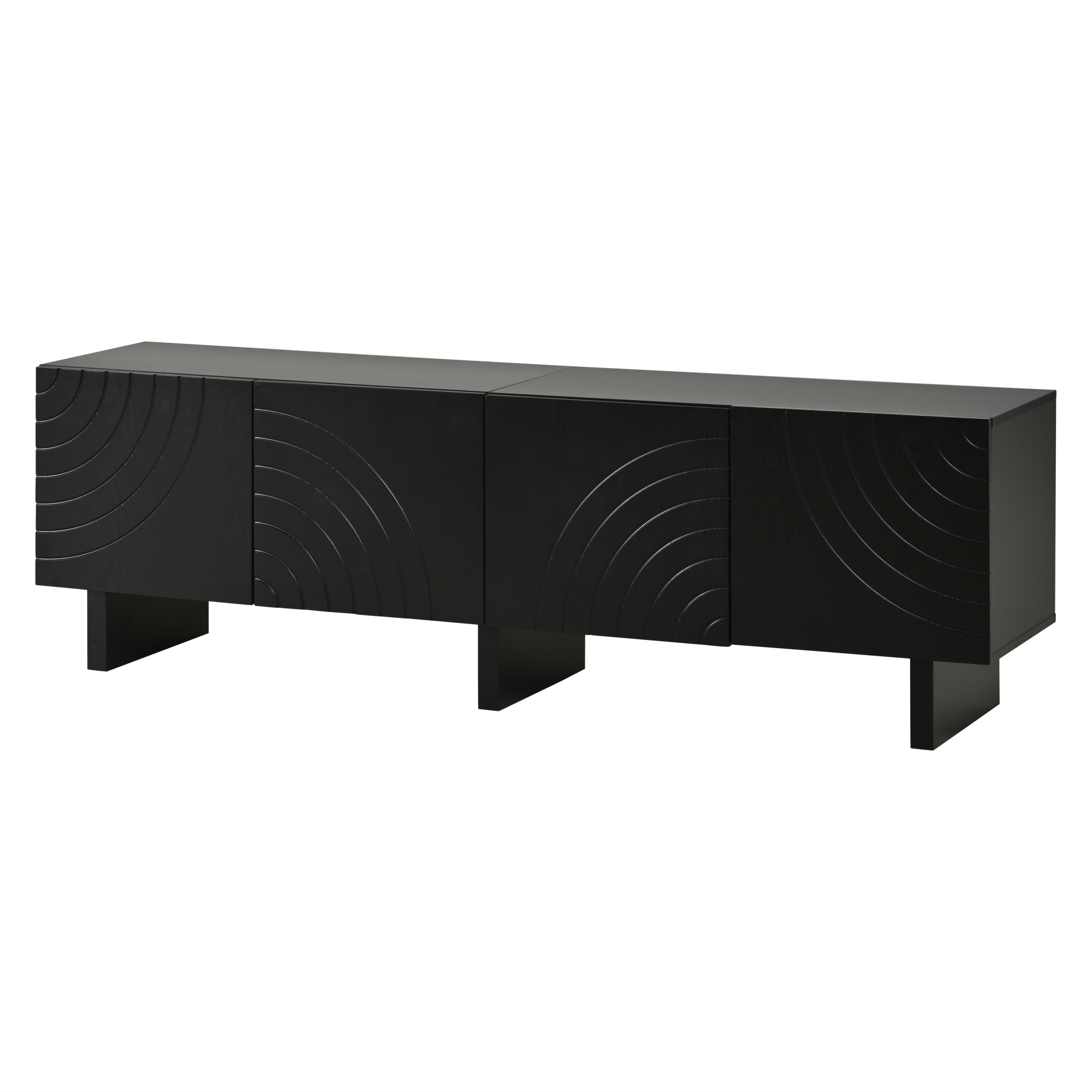Vue d'ensemble du meuble TV