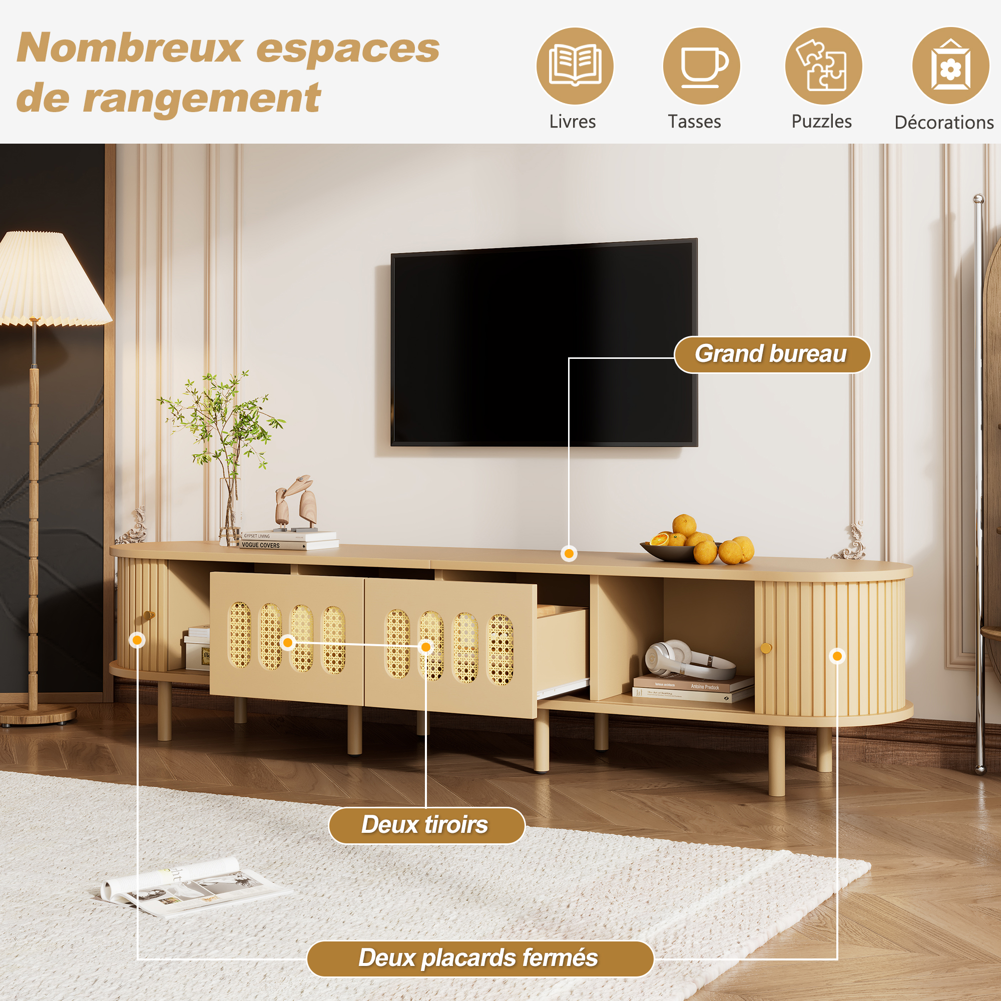 Meuble TV vue 8