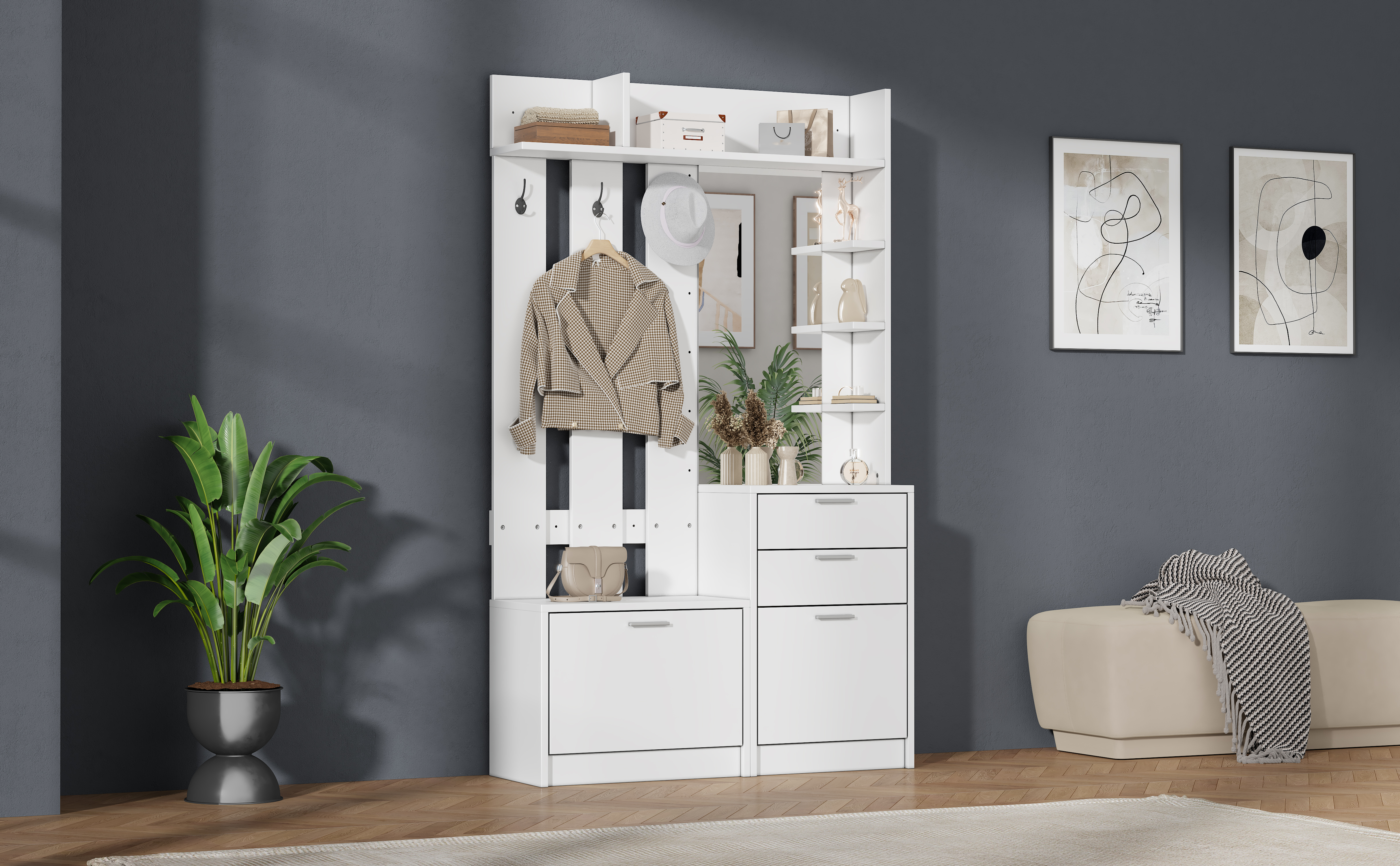 Détail du miroir