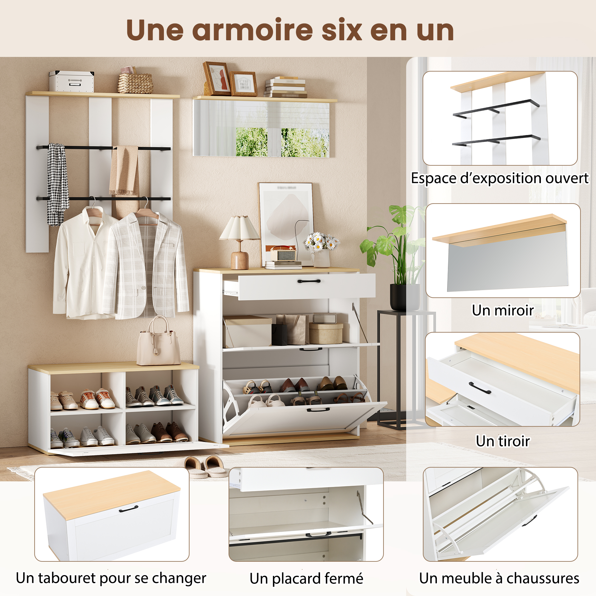 Présentation du meuble d'entrée