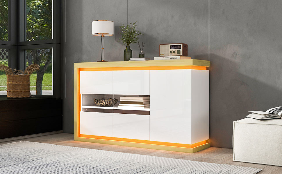 Design blanc haute brillance
