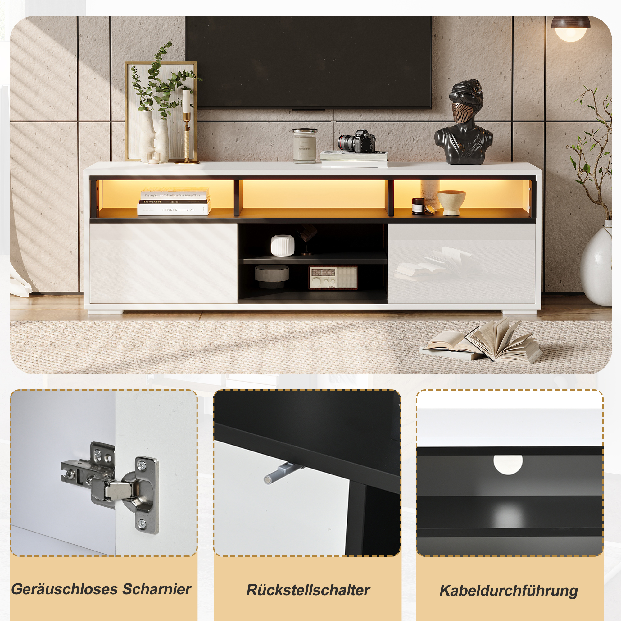 Meuble TV pour petit salon compact
