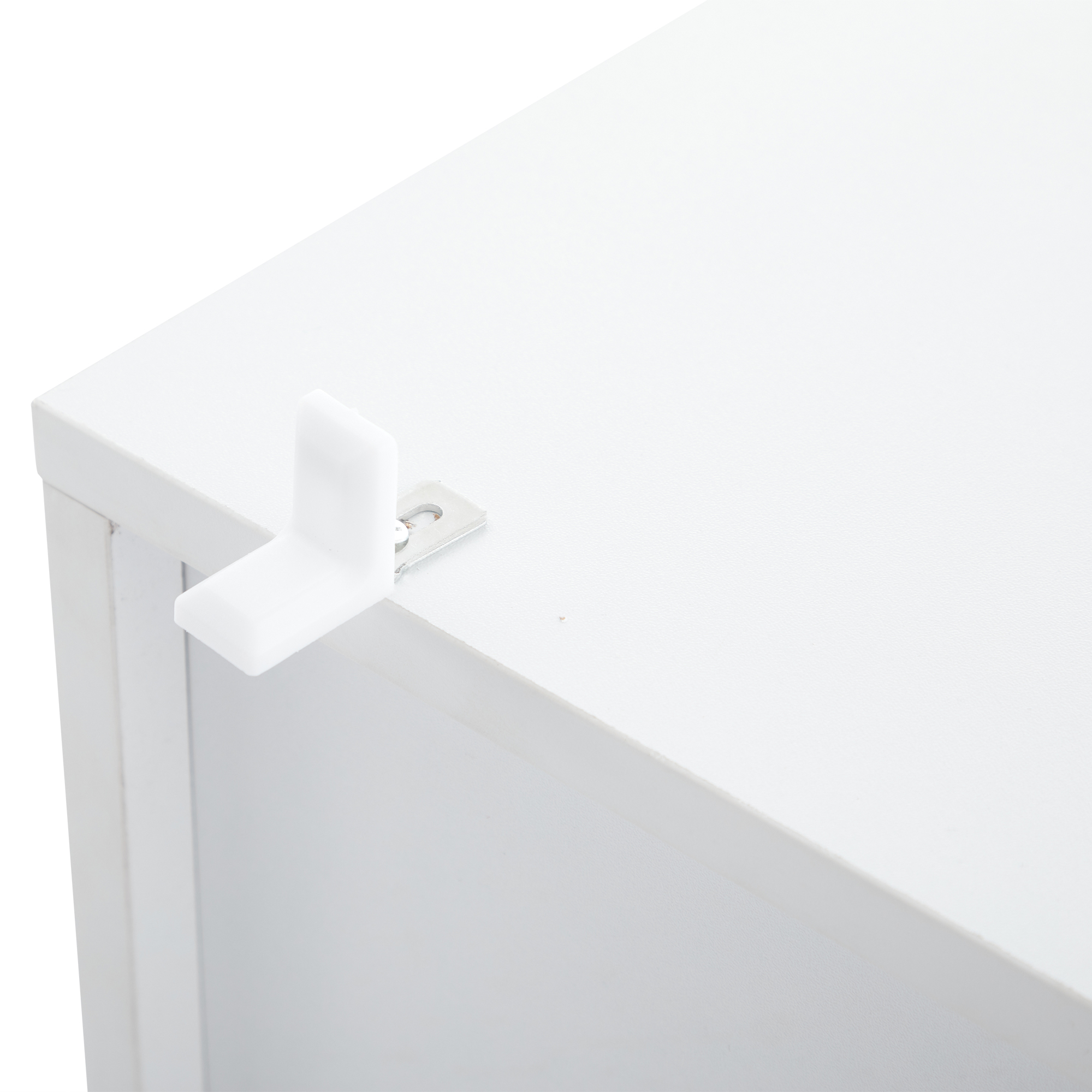 Buffet blanc doré rainuré - vue 8
