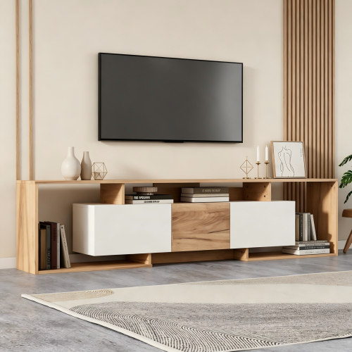 Style blanc et bois naturel