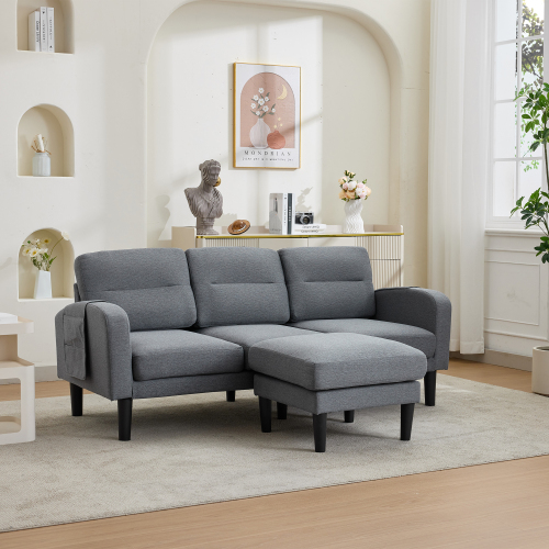 Assise rembourrée et méridienne du canapé