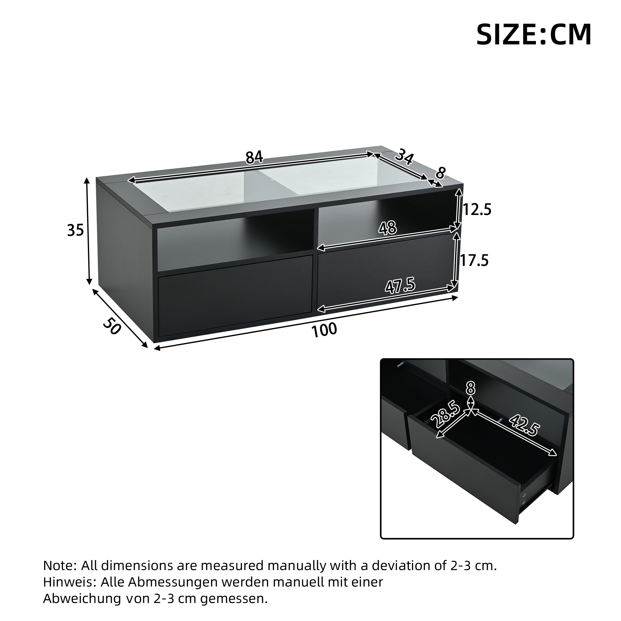 Dimensions du table basse