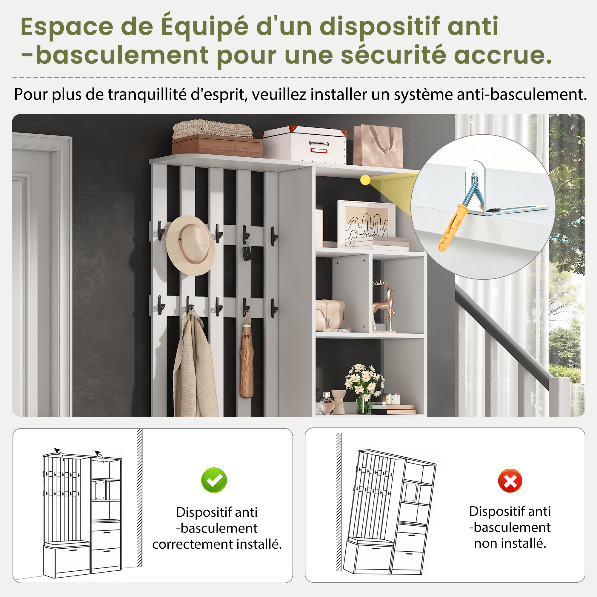 Présentation du porte-manteaux