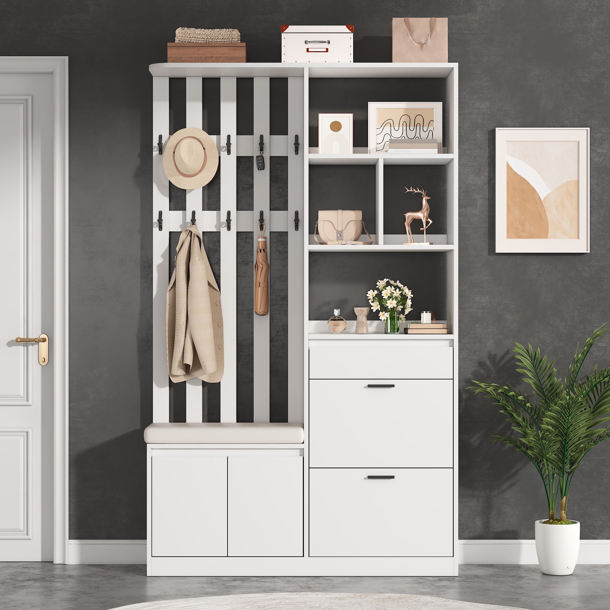 Espace de rangement compact