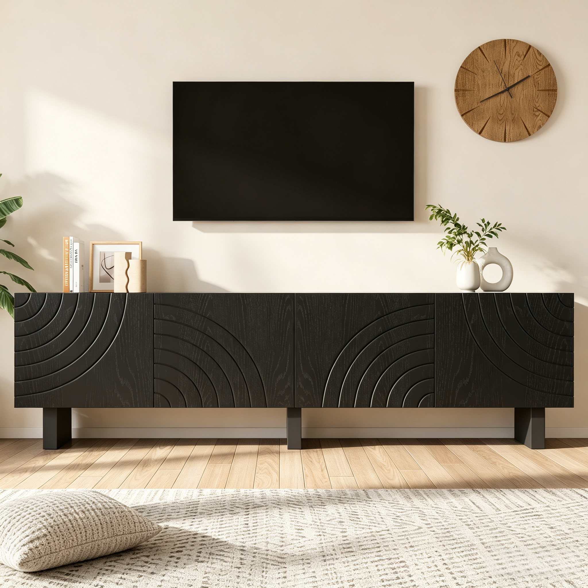 4 portes fermées pour rangement