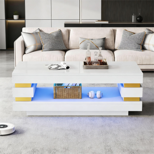 Meuble TV blanc design