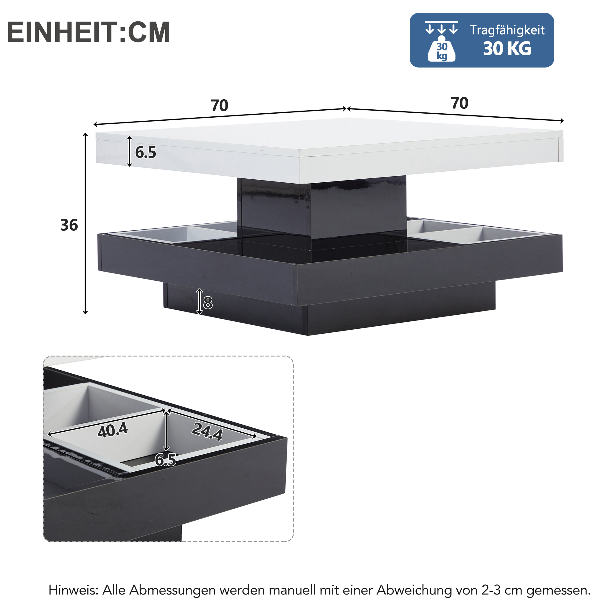 Dimensions du table basse