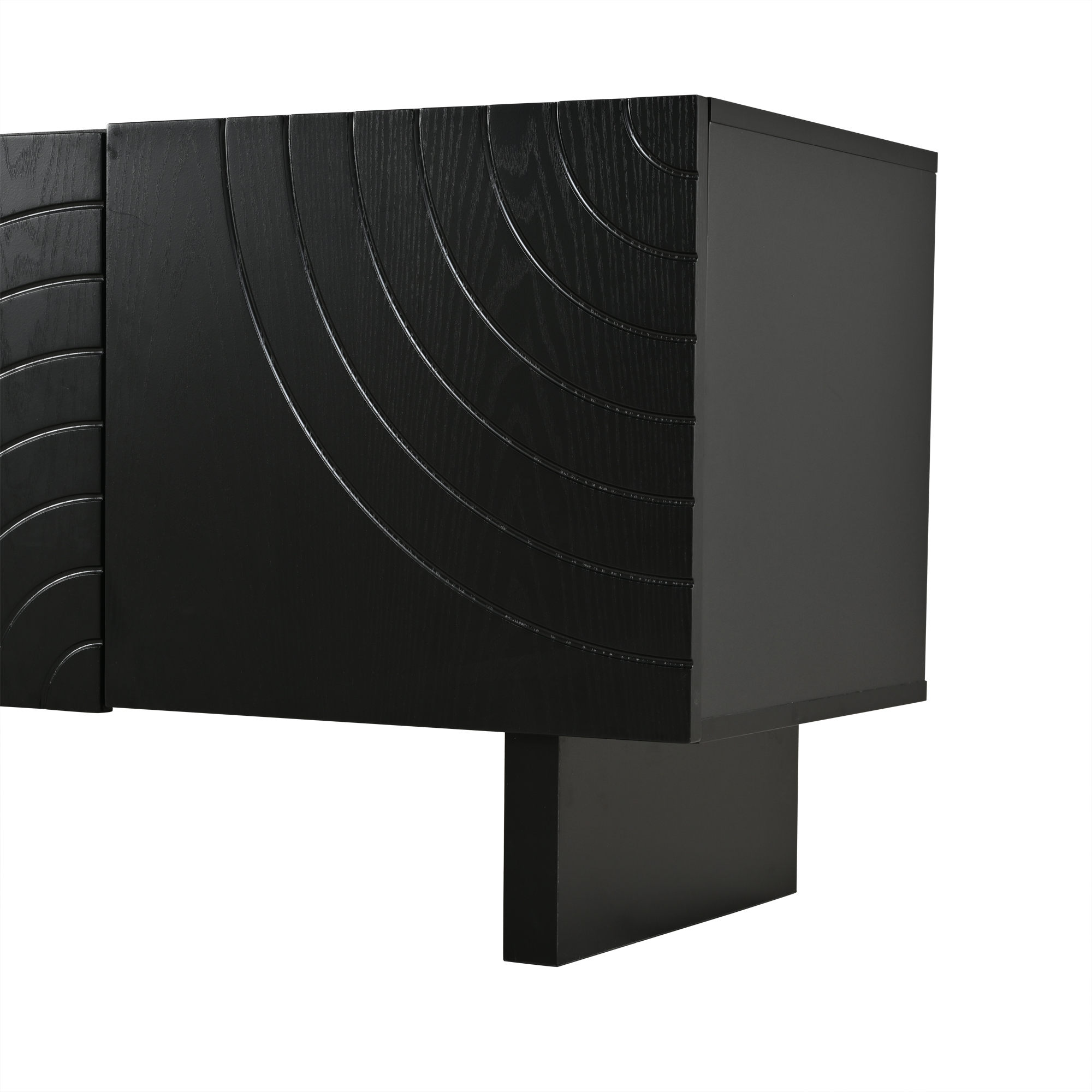 Design structuré noir mat