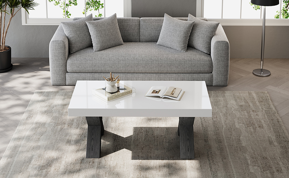 Plateau spacieux pour thé et décoration