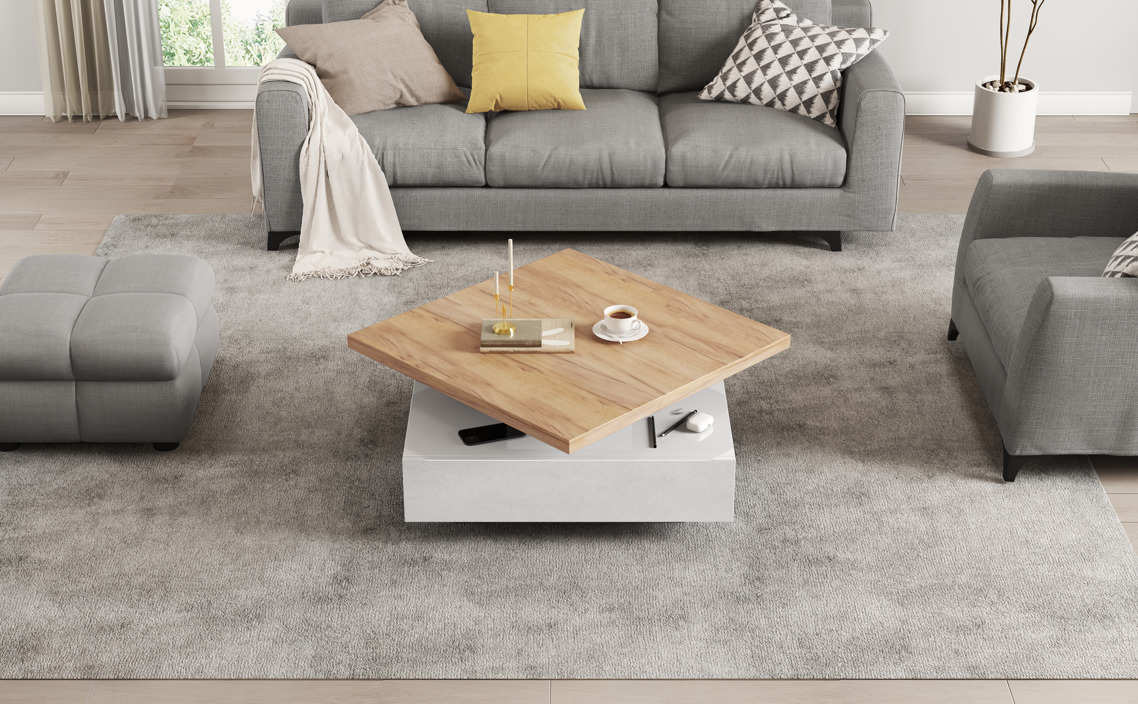 Détail du table d'appoint