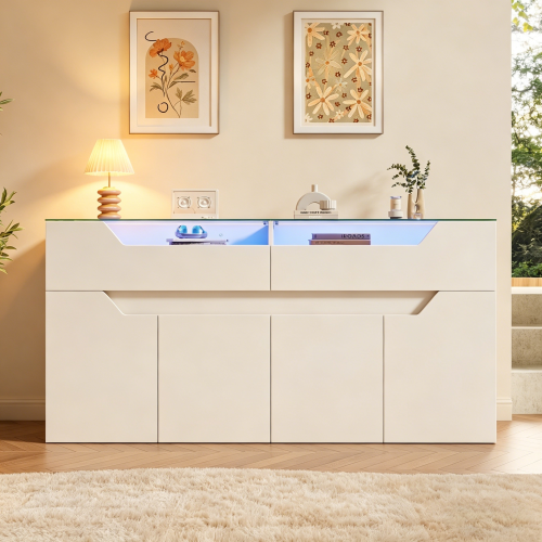 Plateau supérieur en verre trempé