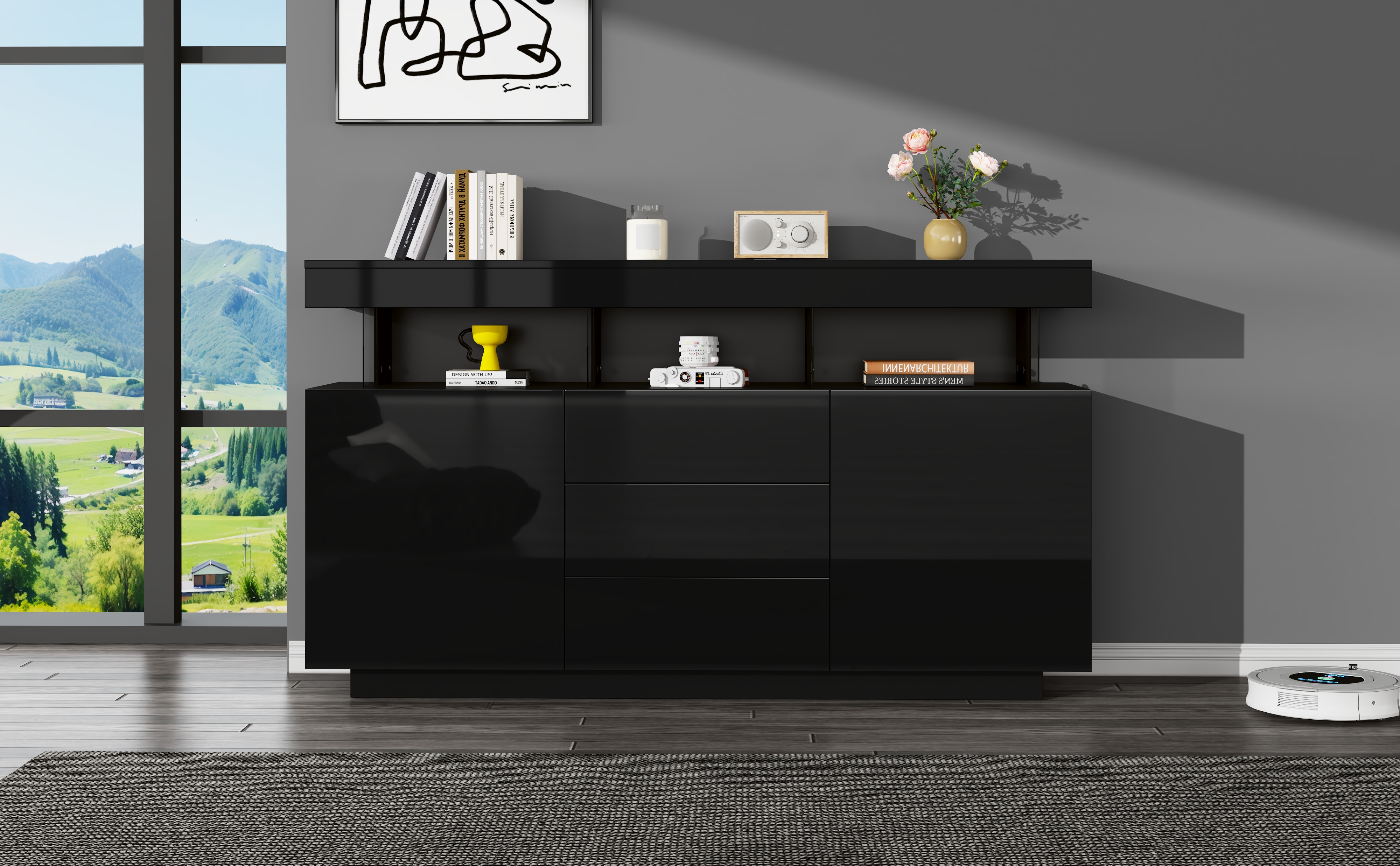 Détail du buffet