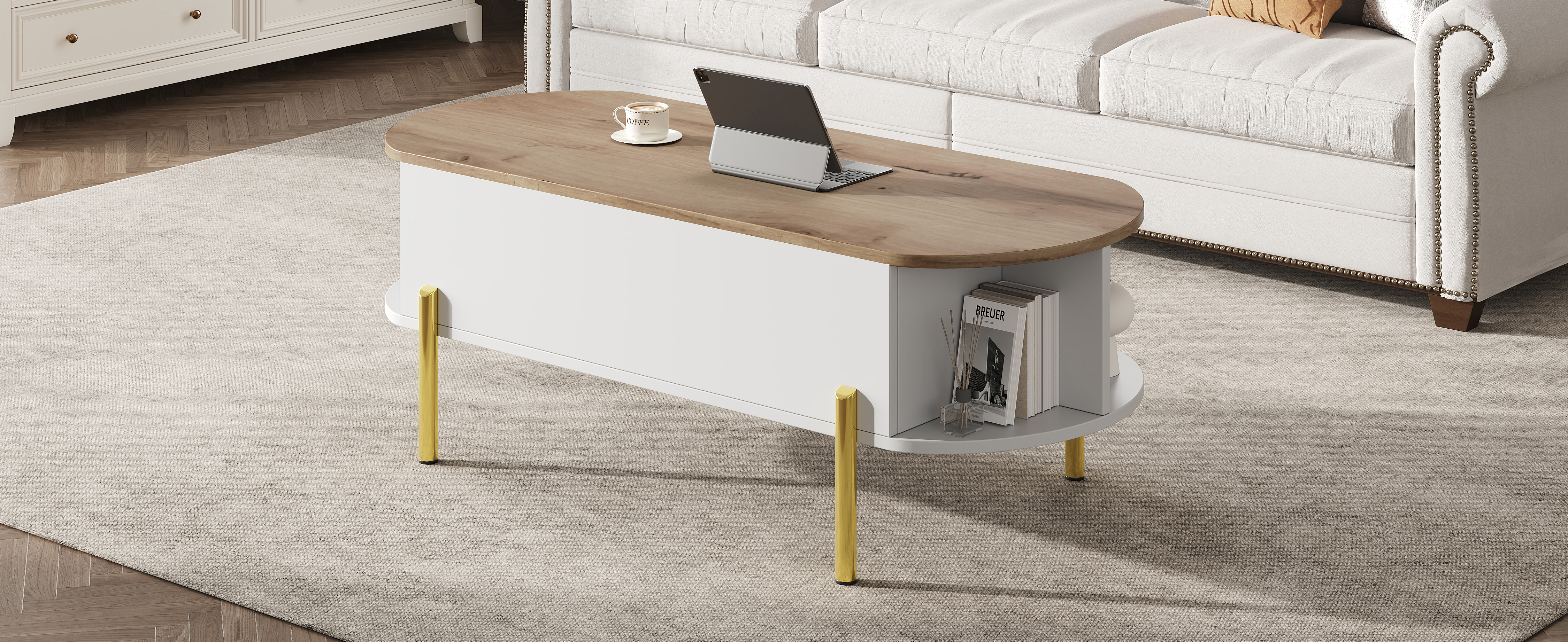 Détail du table basse