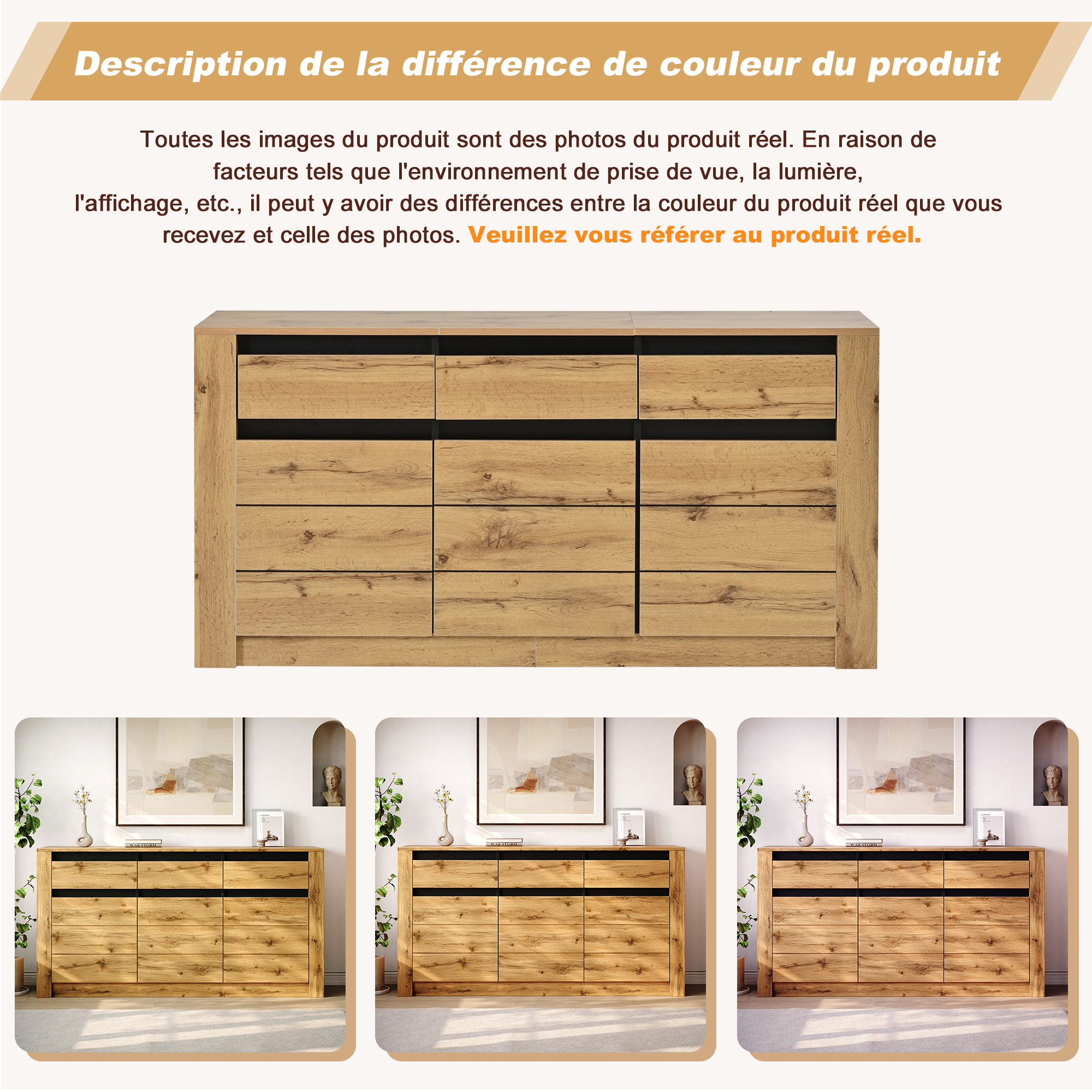 Détail du buffet