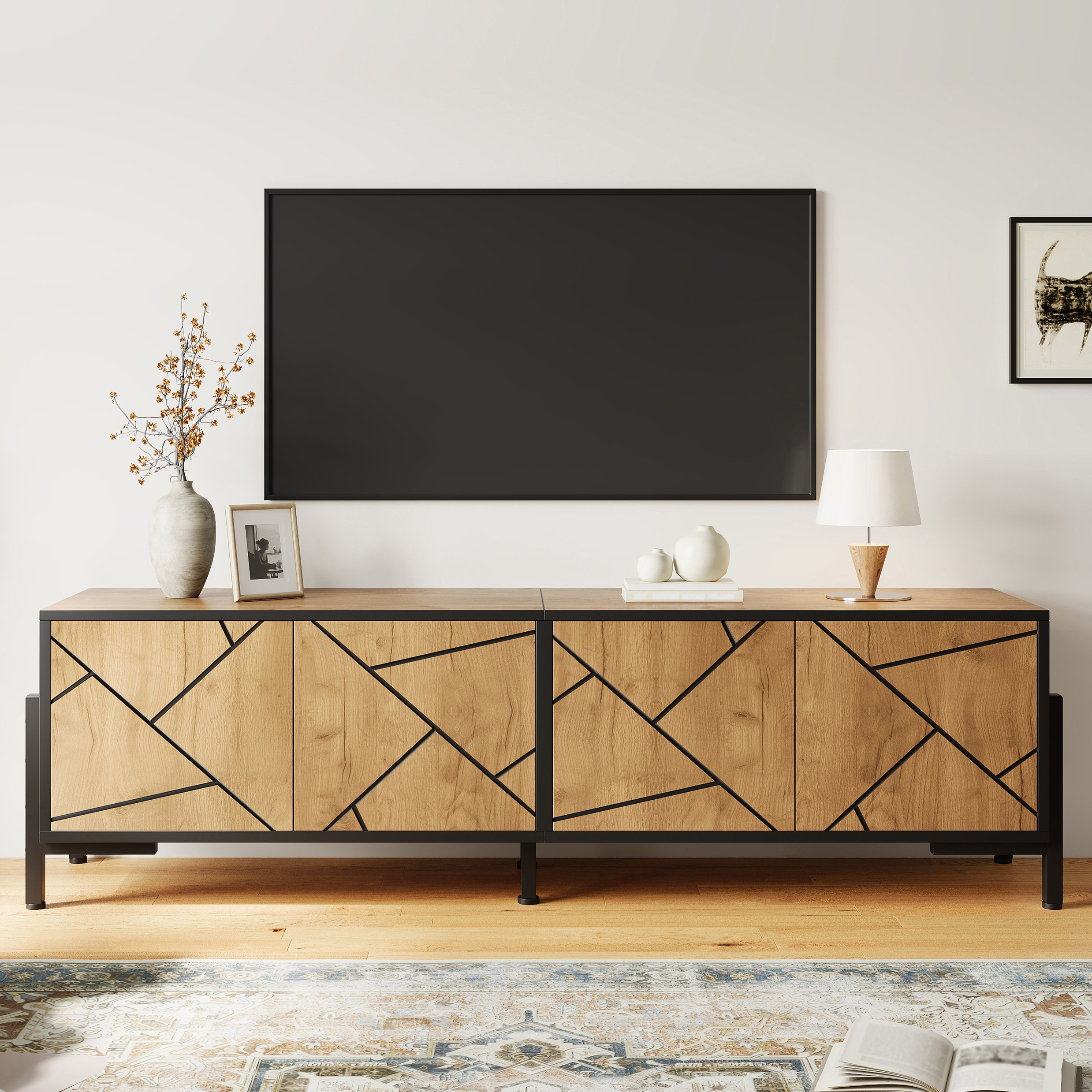 153 x 40 x 50 cm großer TV-Schrank,lowboard,TV-Stä