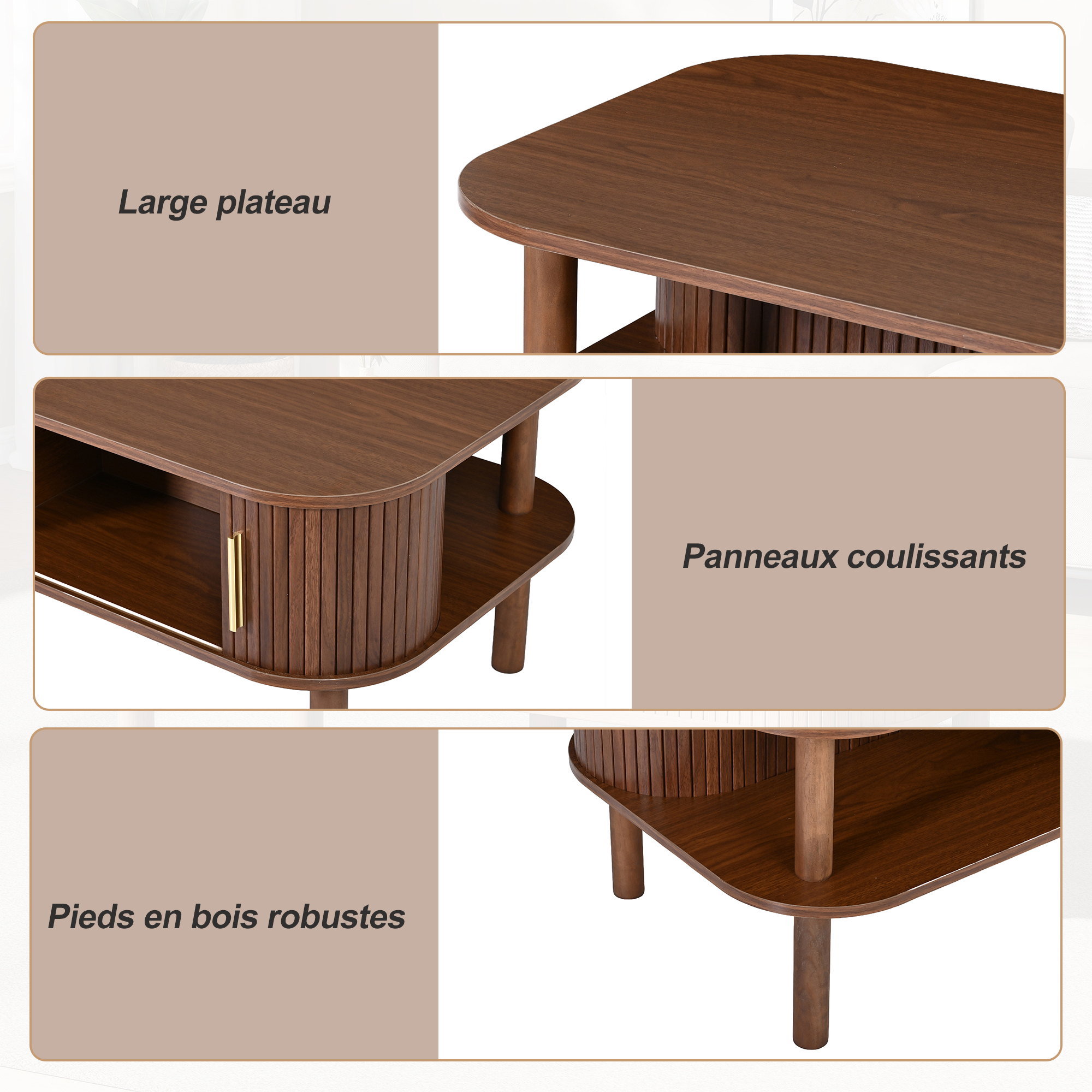 Détail du table basse