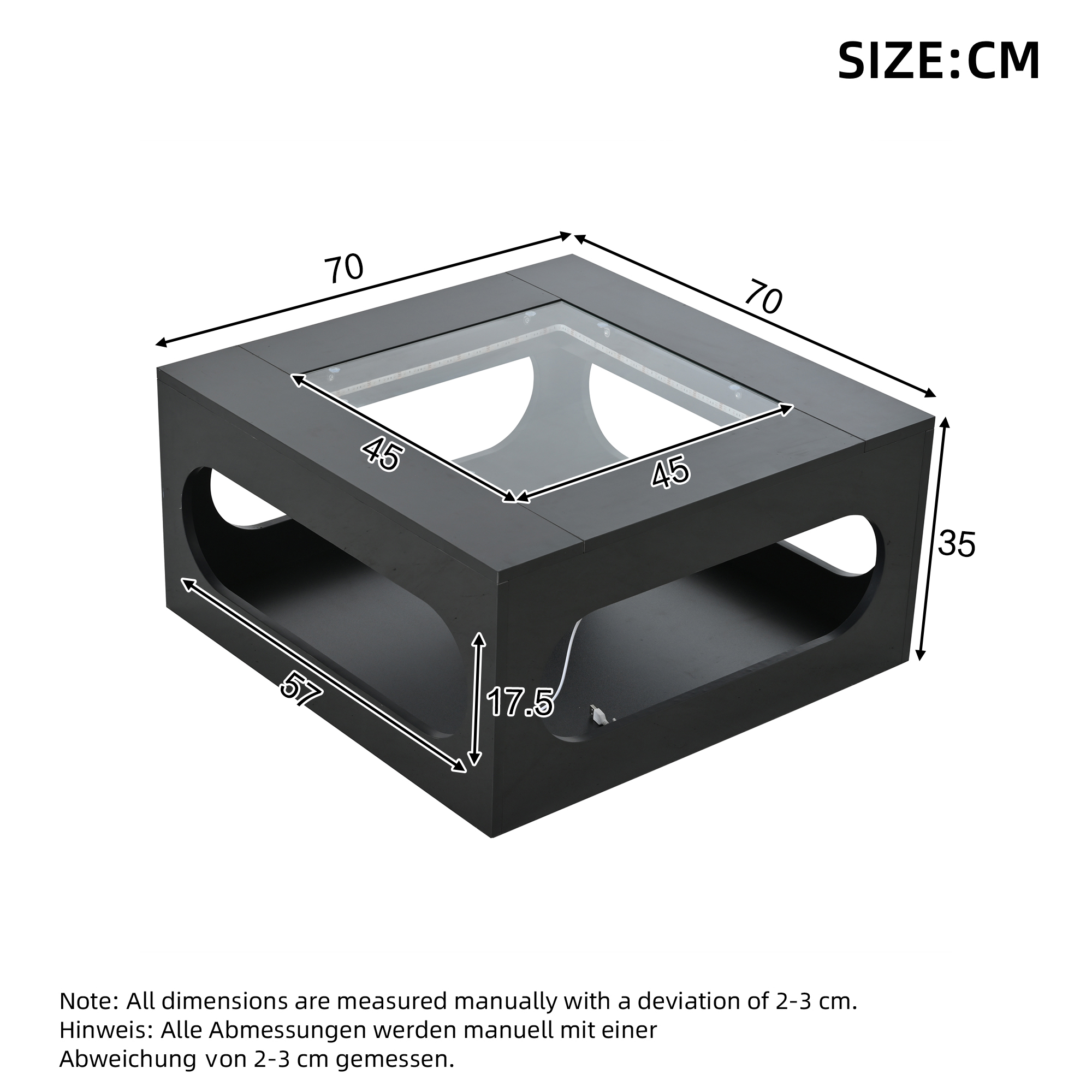 Dimensions du table basse