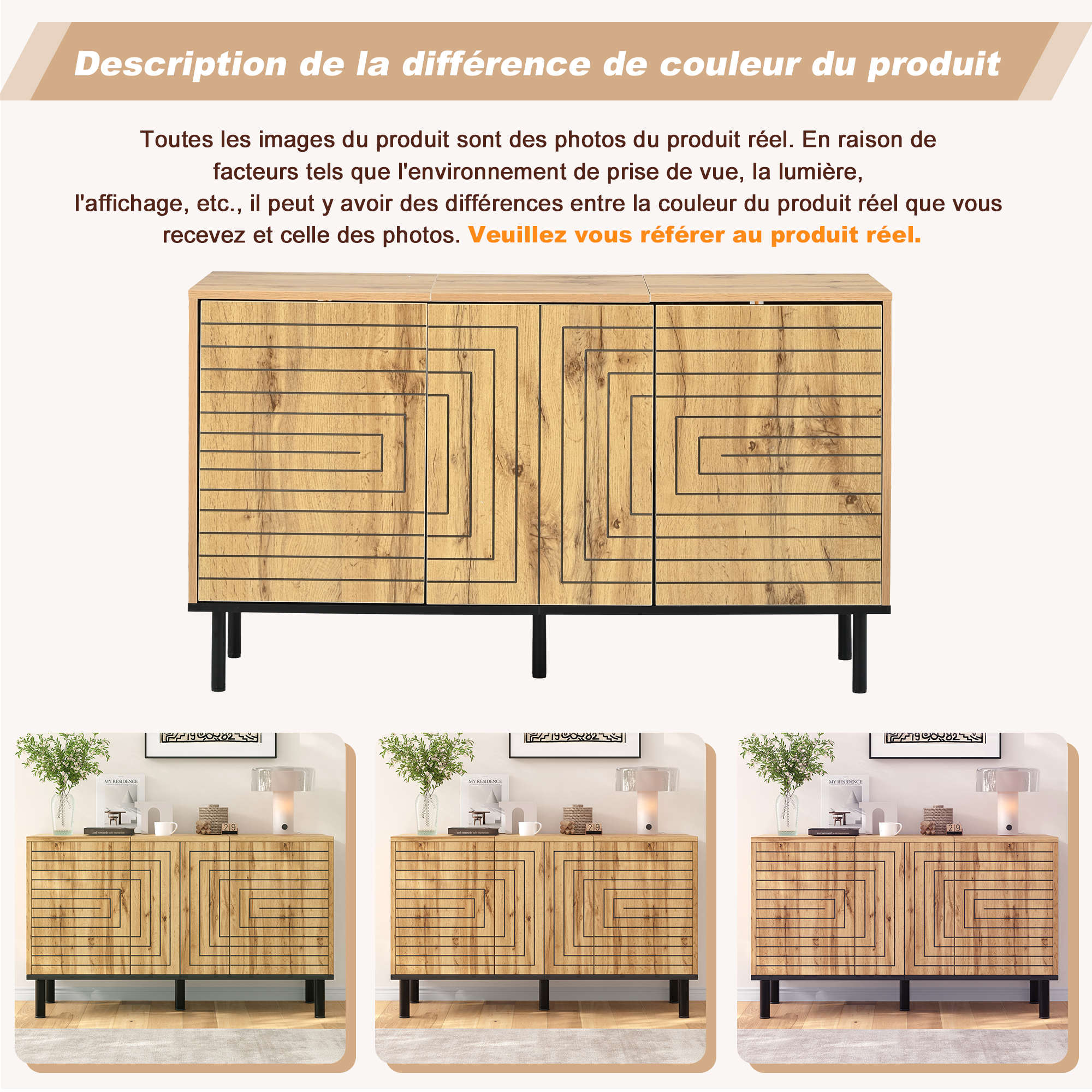 Détail du buffet