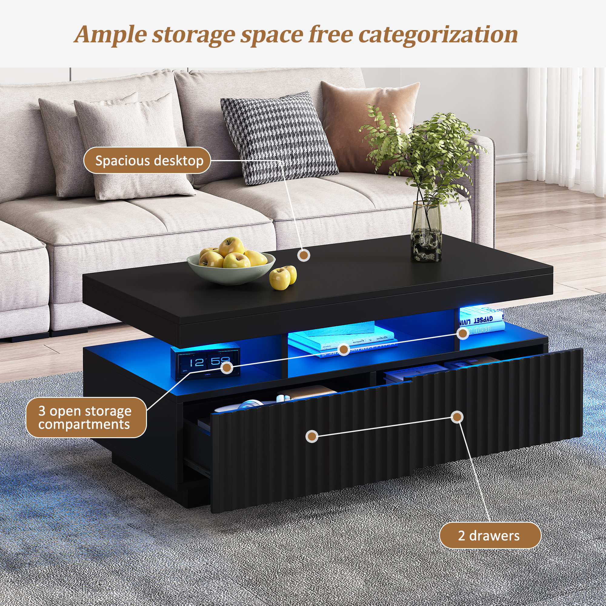 Présentation du table basse