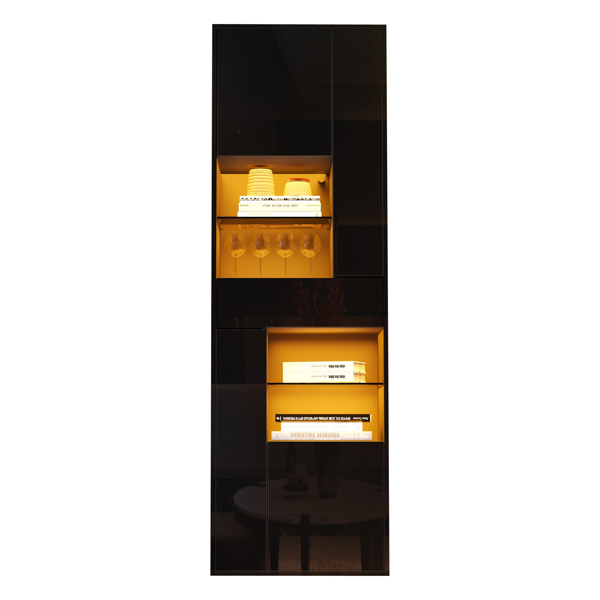 Détail du vitrine