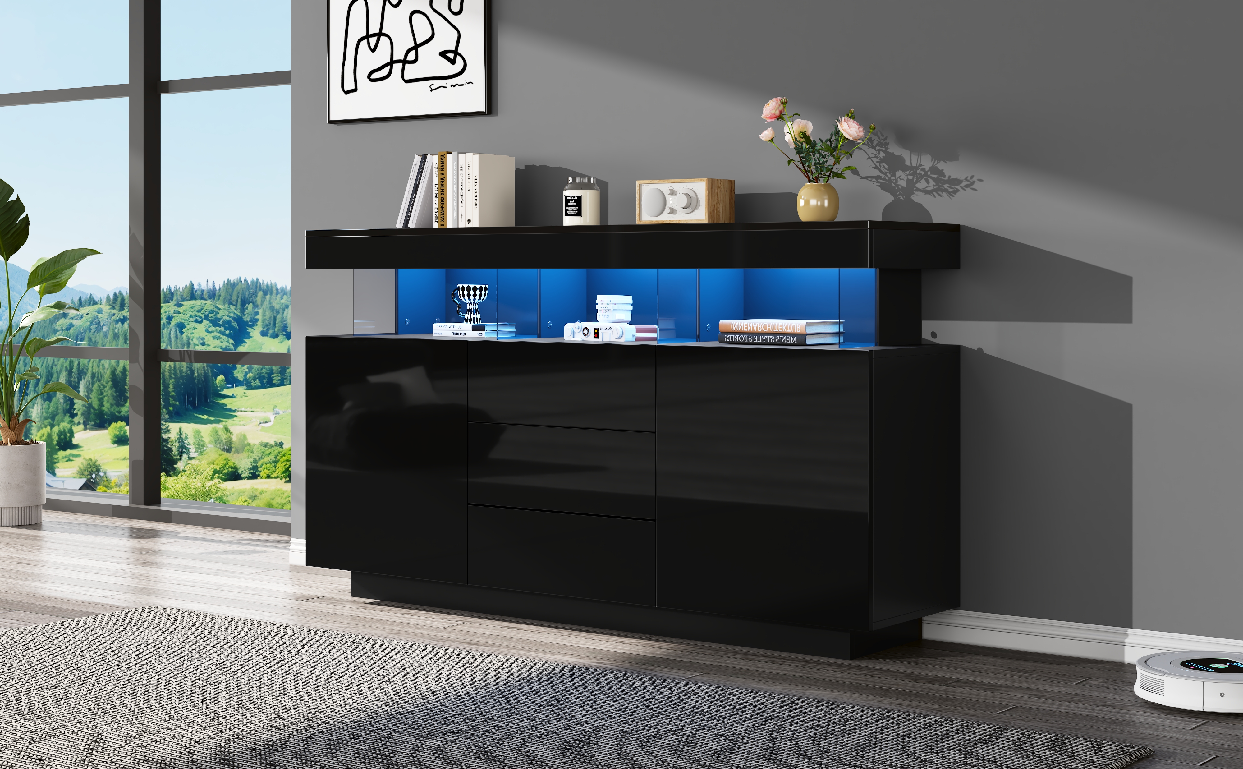 Détail du buffet