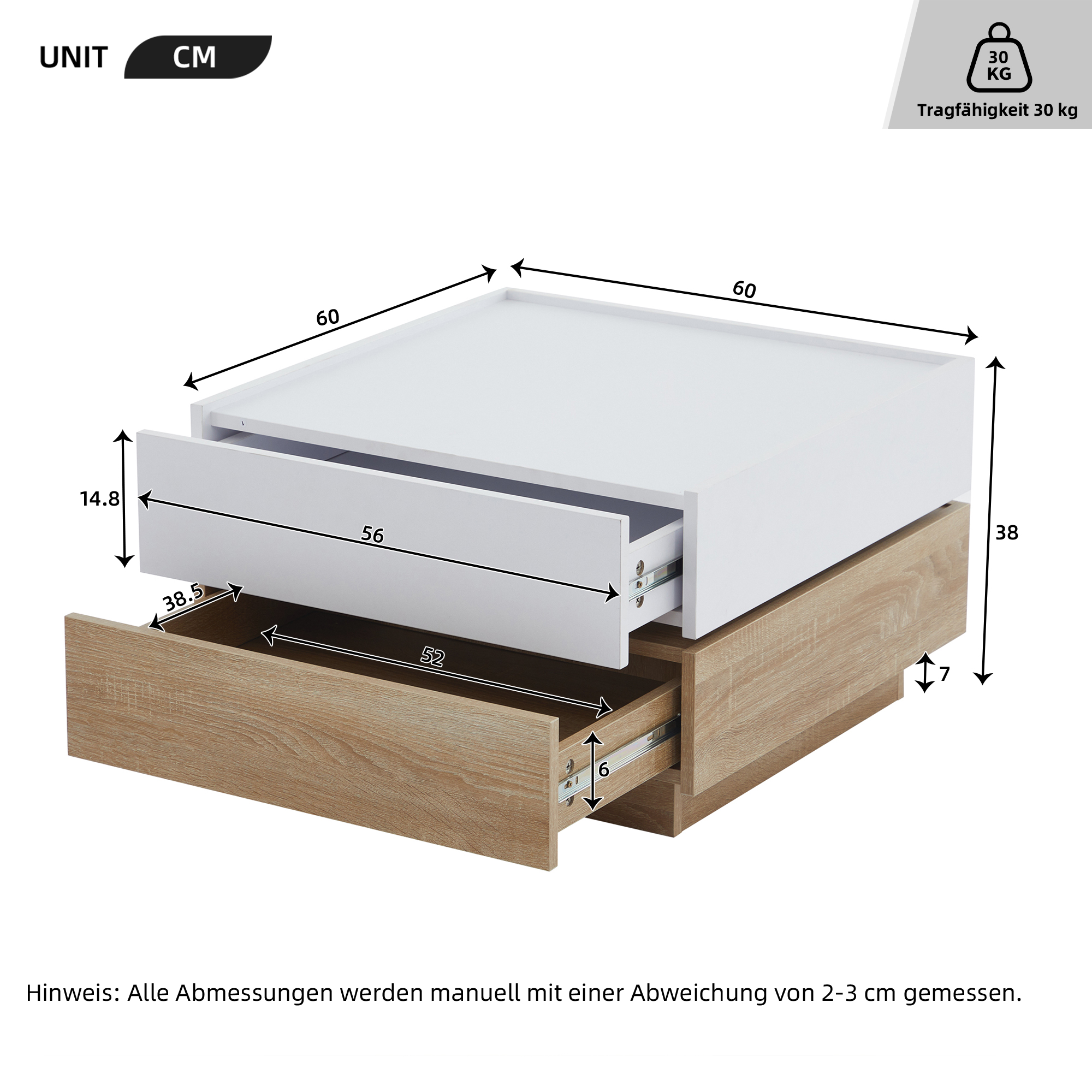 Dimensions du table basse