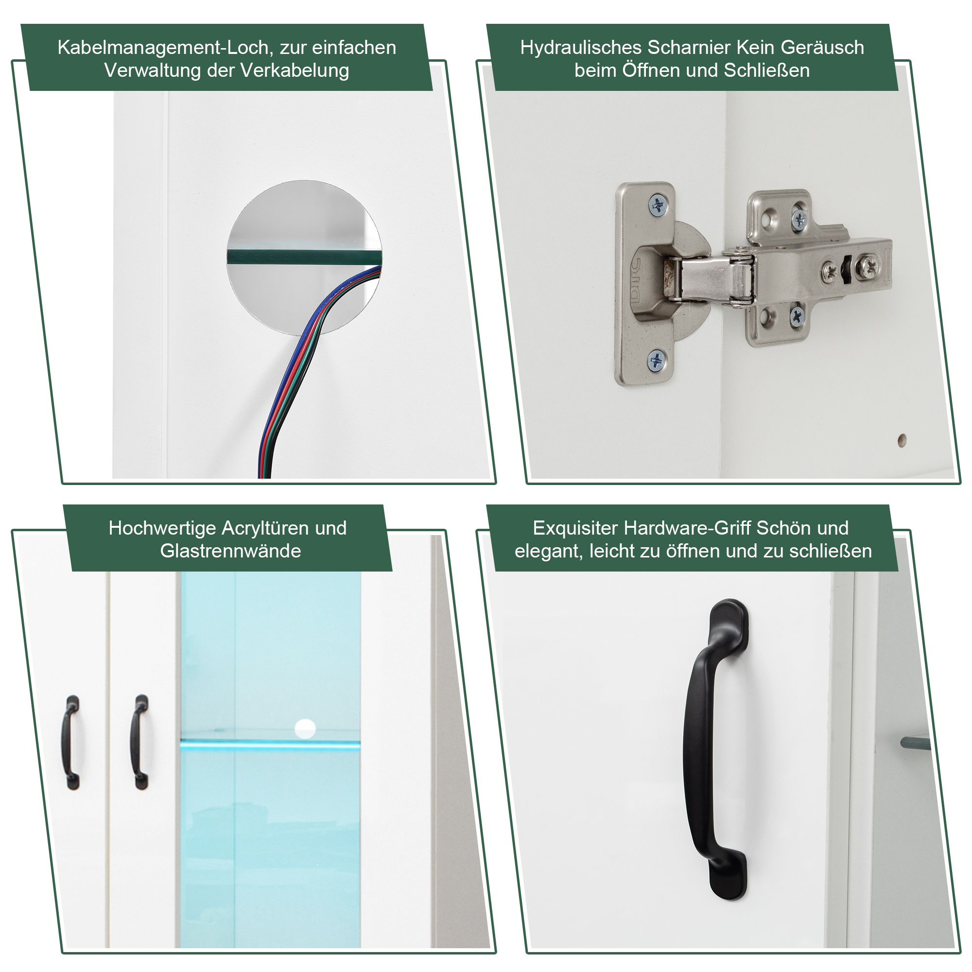 Vitrine lumineuse LED blanche - vue 5