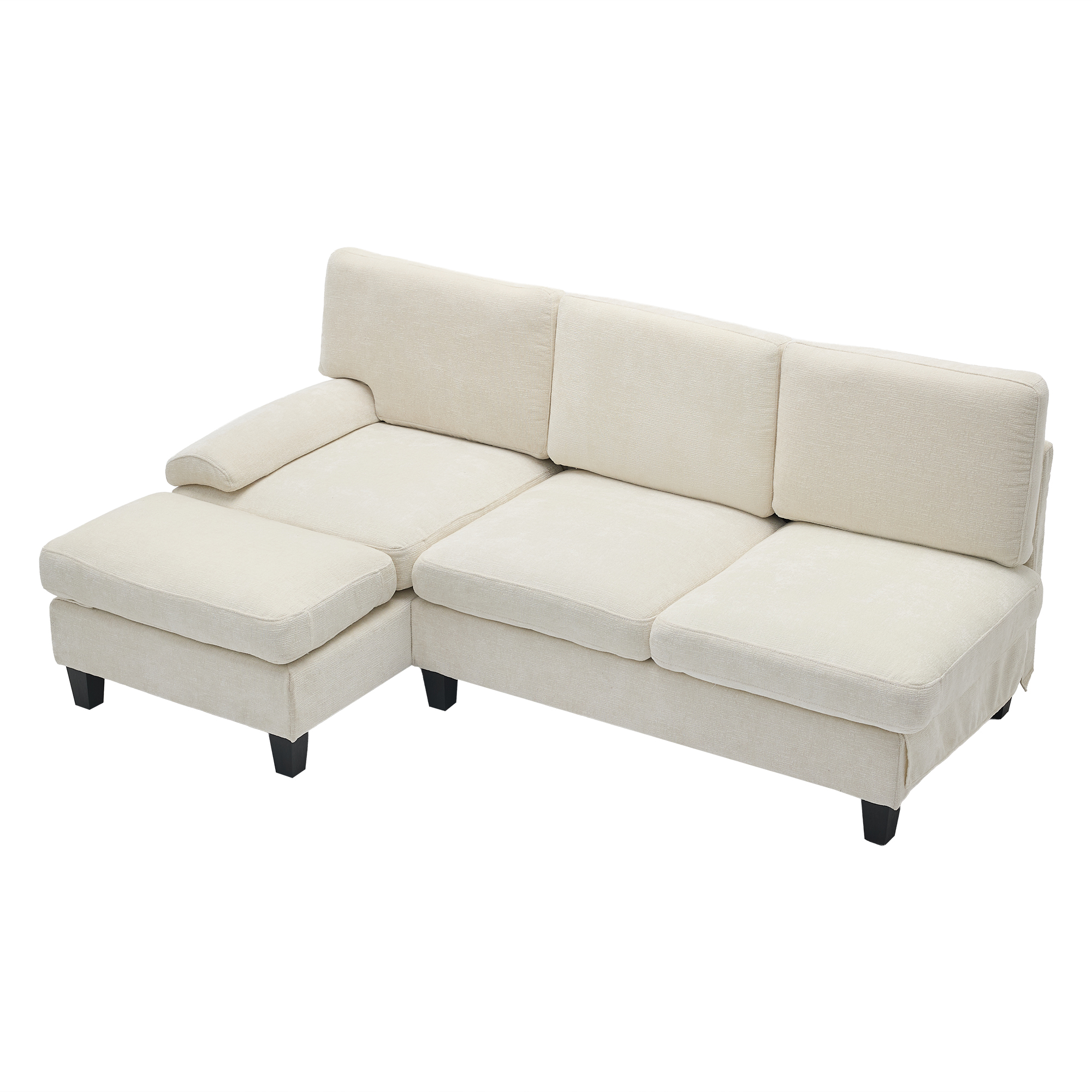 Confort canapé tissu beige