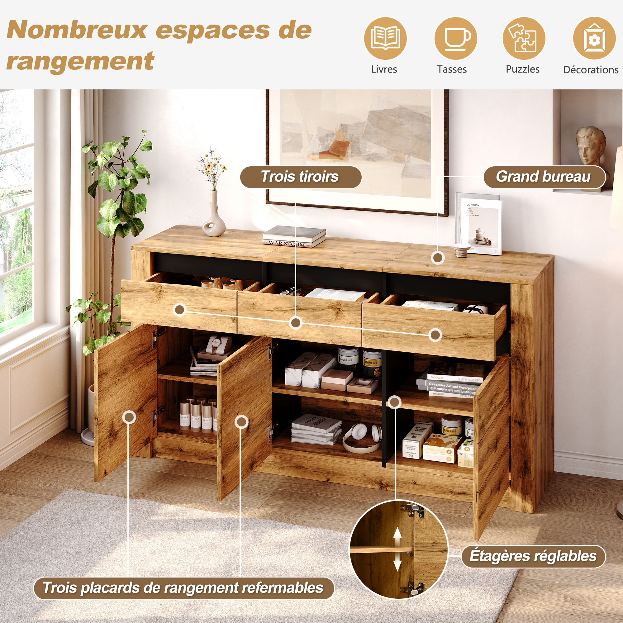 Présentation du buffet