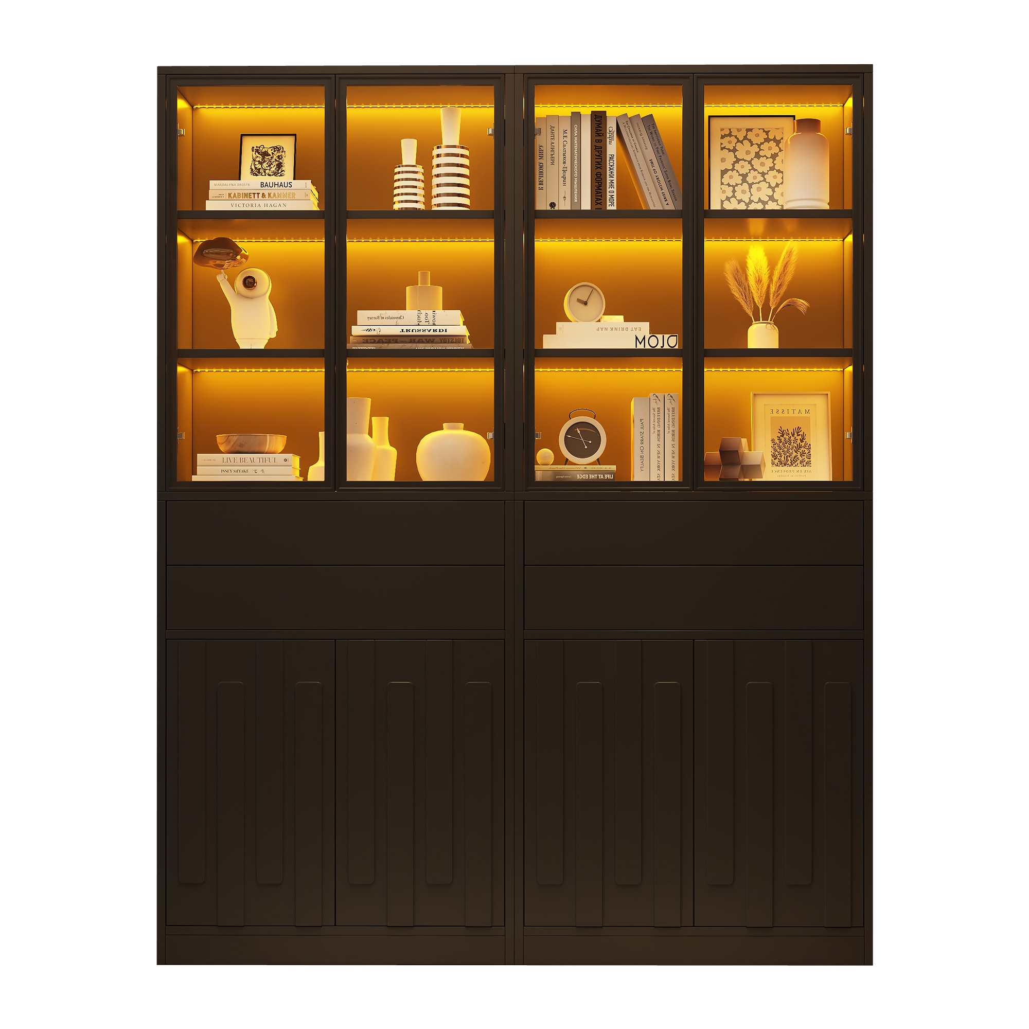 Détail du vitrine