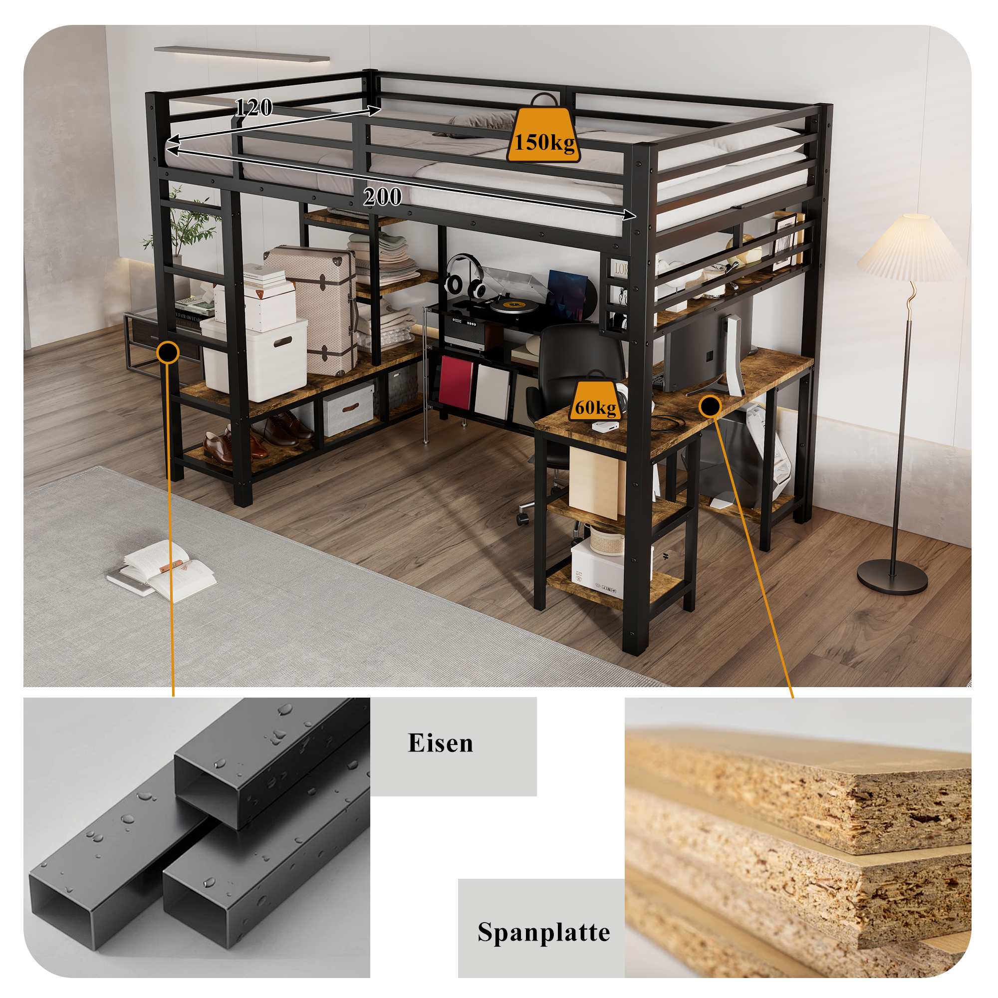 Présentation du lit mezzanine
